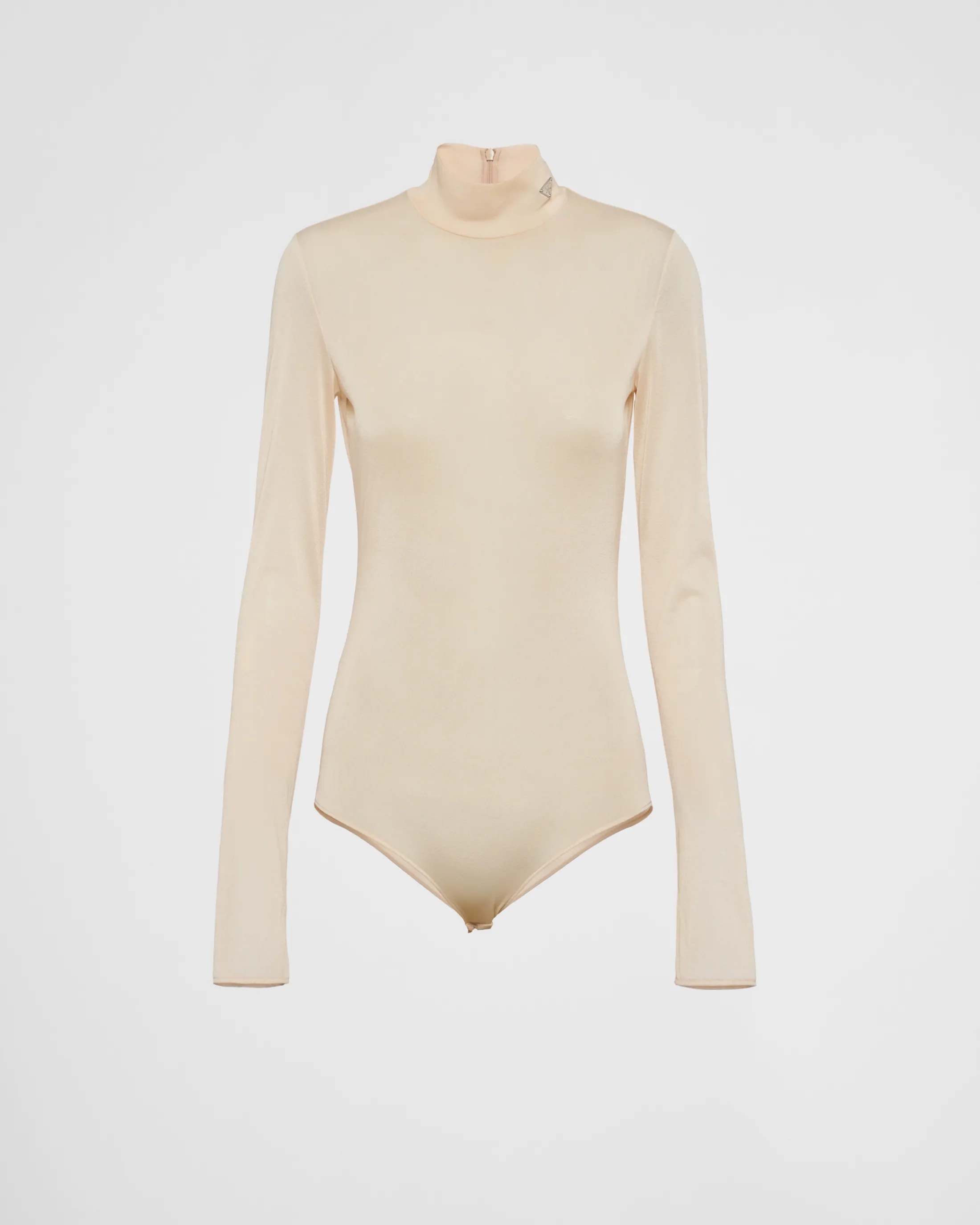 Prada Gazar jersey bodysuit Desertbeige Hot