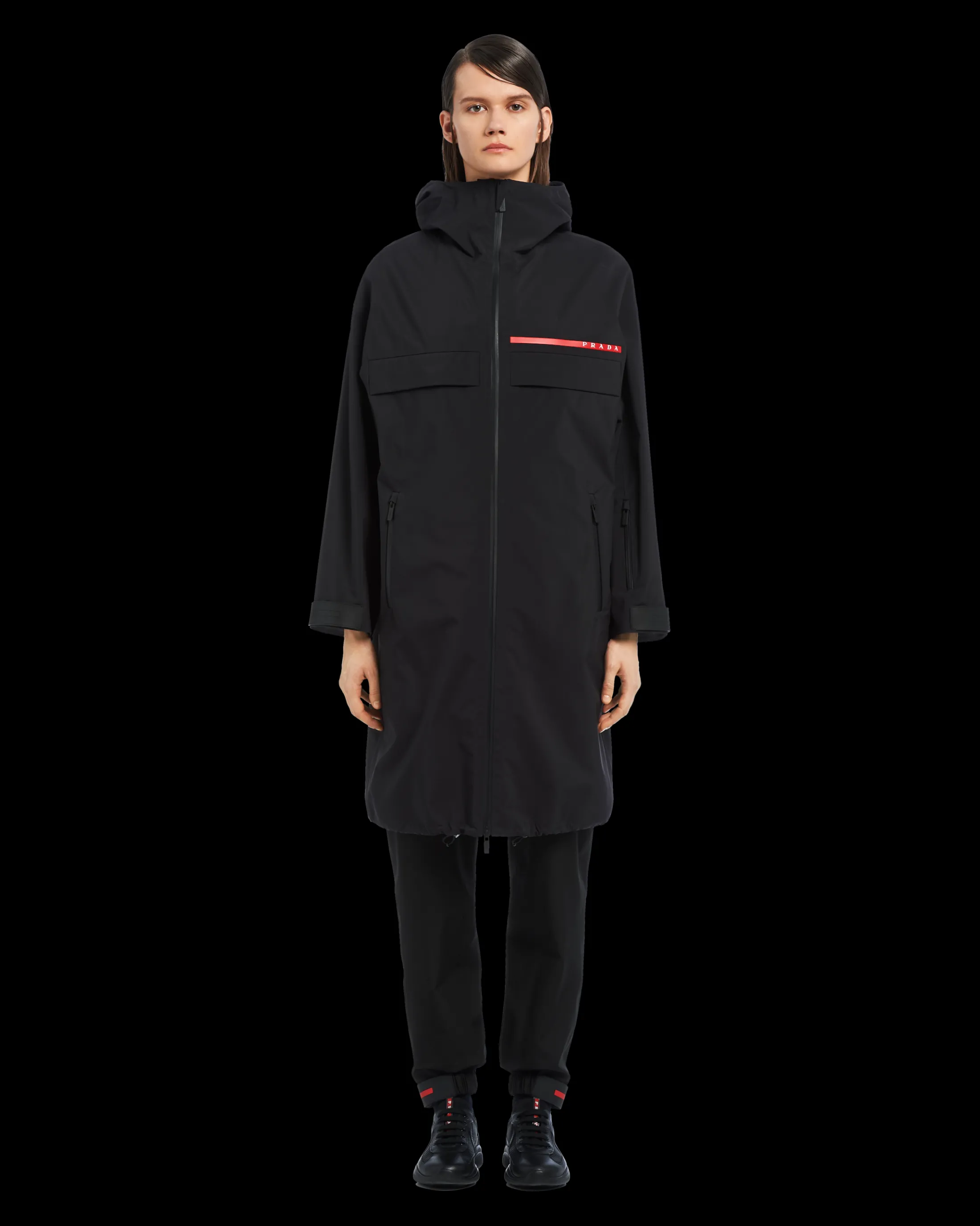 Prada GORE-TEX PRO raincoat Black Cheap