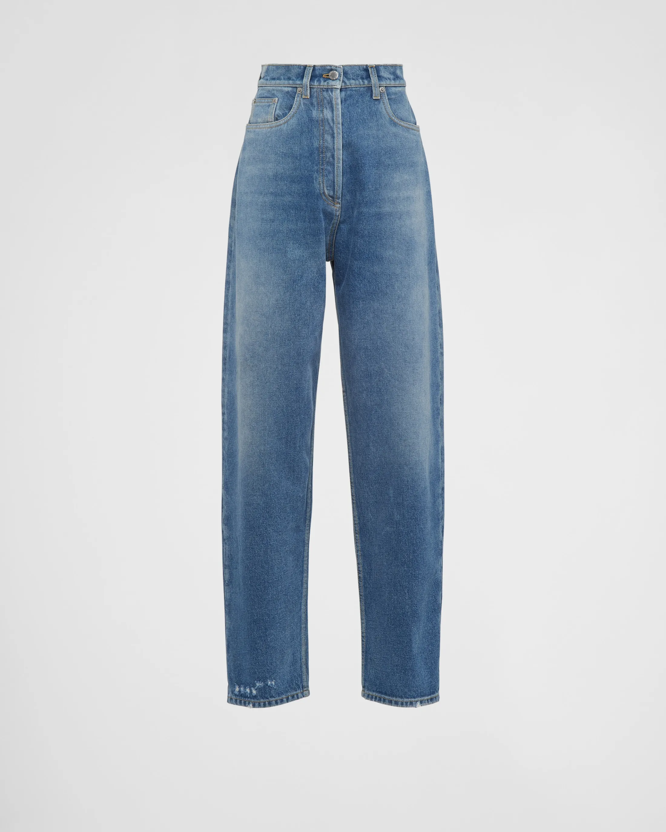 Prada High-waisted denim jeans Midblue Shop