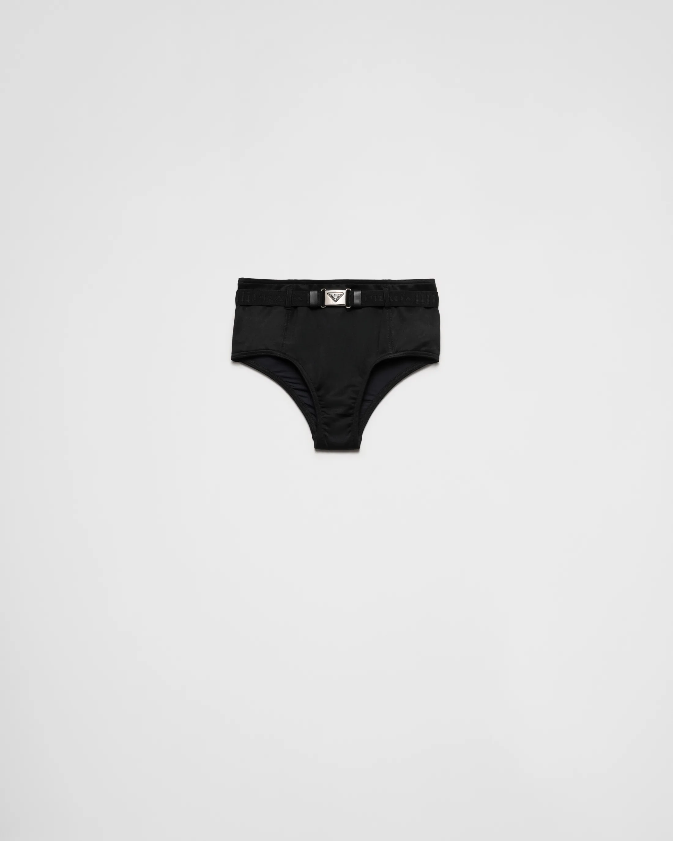 Prada Interlock fabric bikini bottom Black Discount