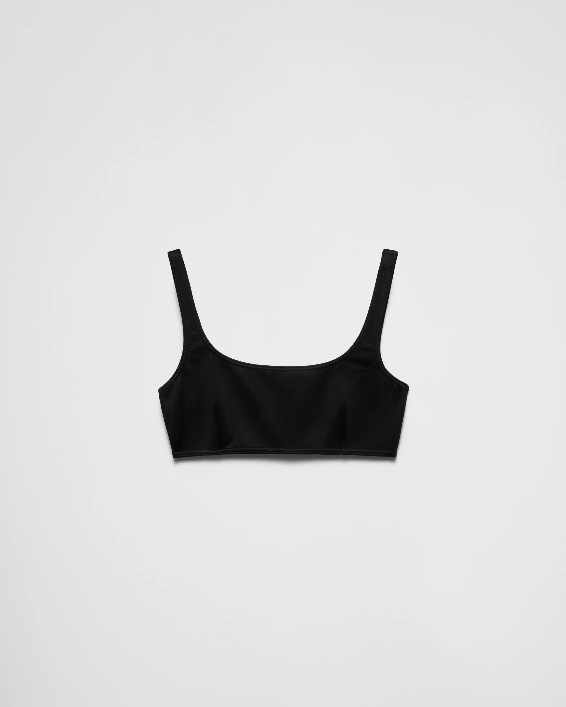 Prada Interlock fabric bikini top Black Store