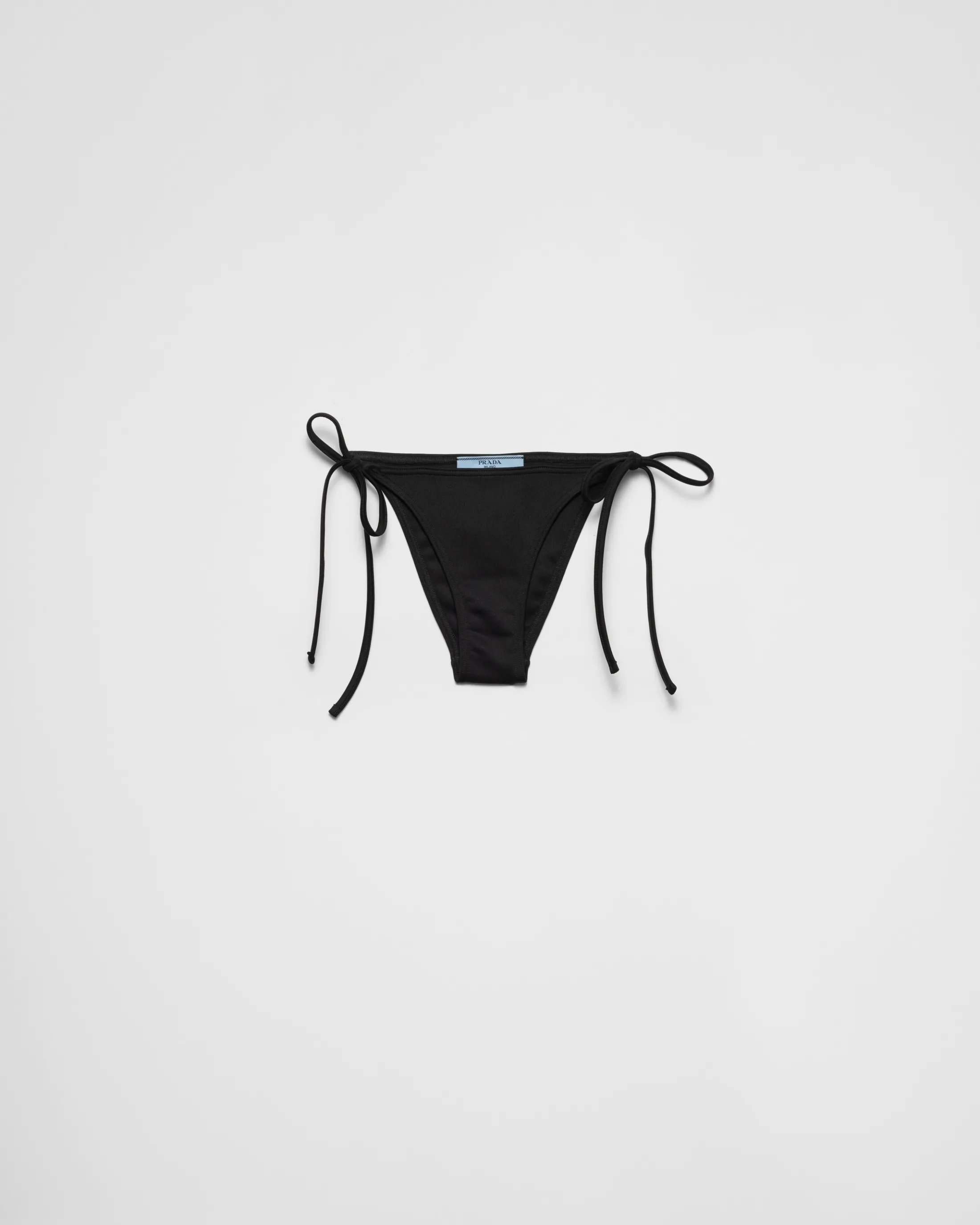 Prada Interlock knit bikini bottom Black Best