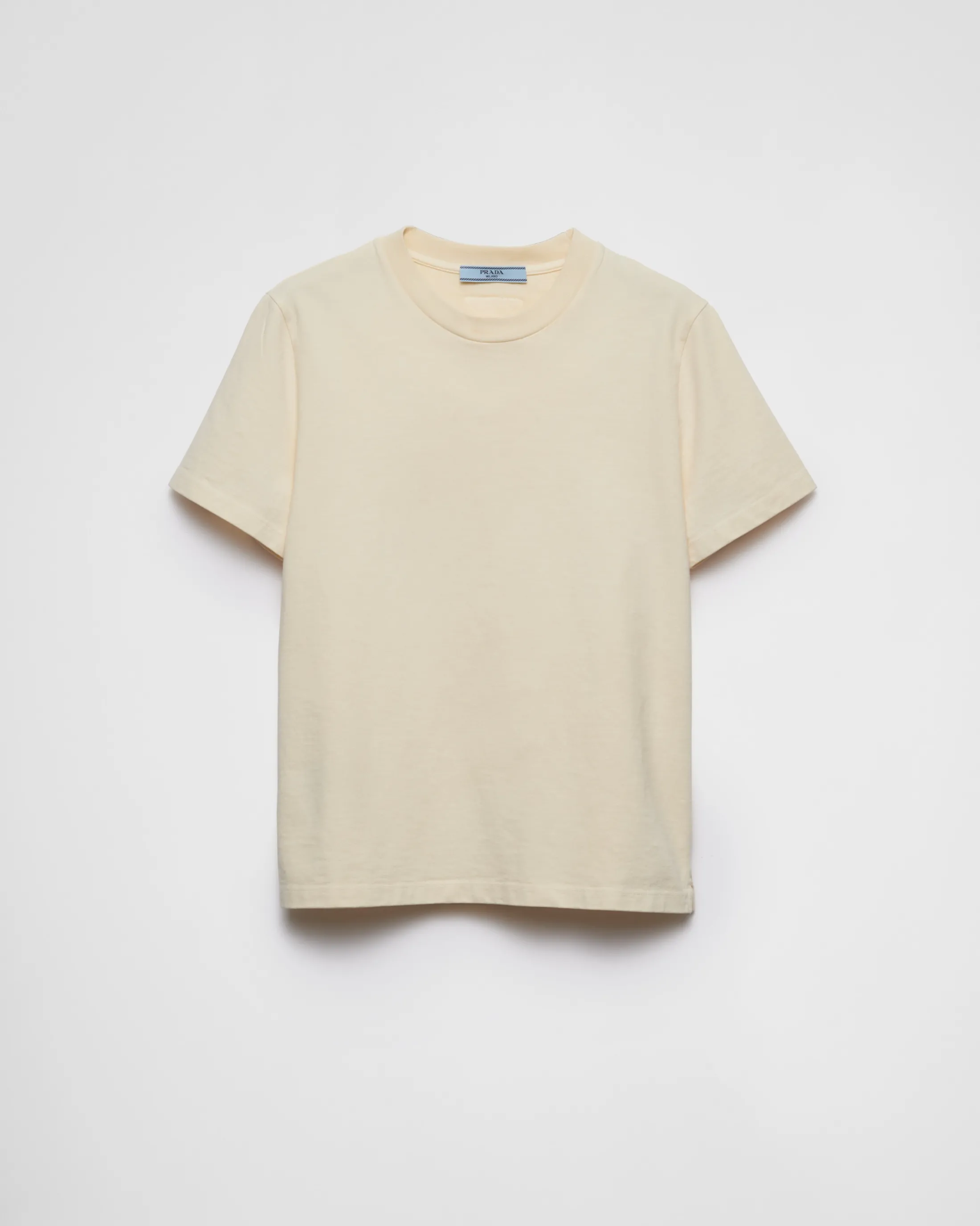 Prada Jersey T-shirt Vanilla Clearance