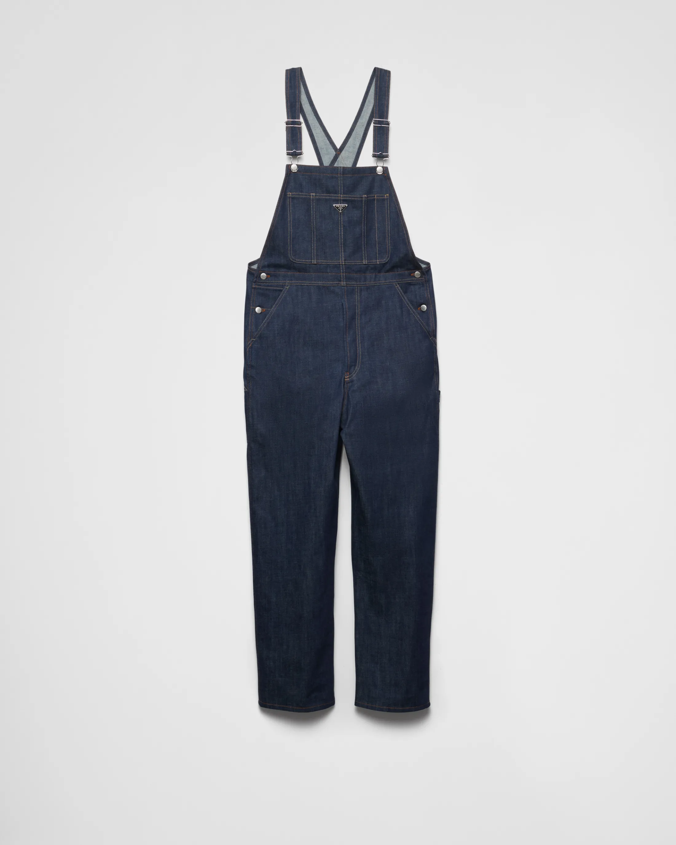 Prada Jumpsuit in selvedge denim Navy Clearance