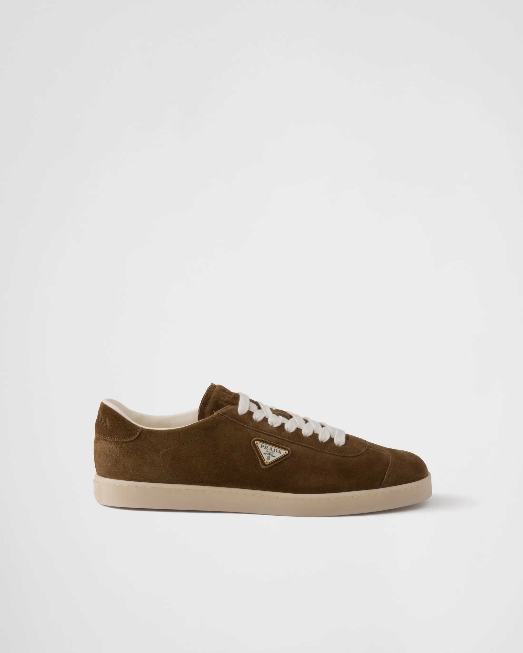 Prada Lane suede sneakers Lightbrown Cheap