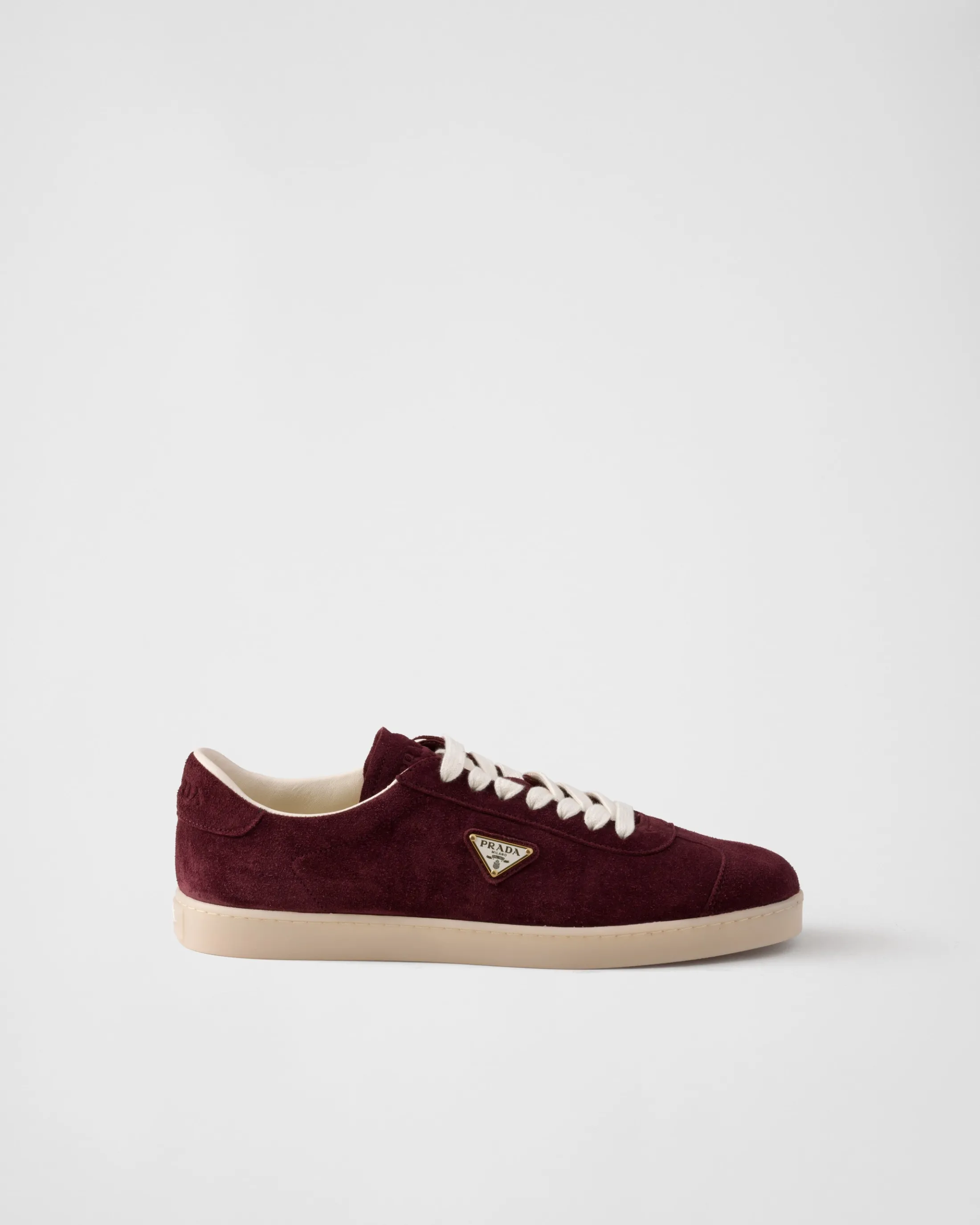 Prada Lane suede sneakers Burgundy Shop