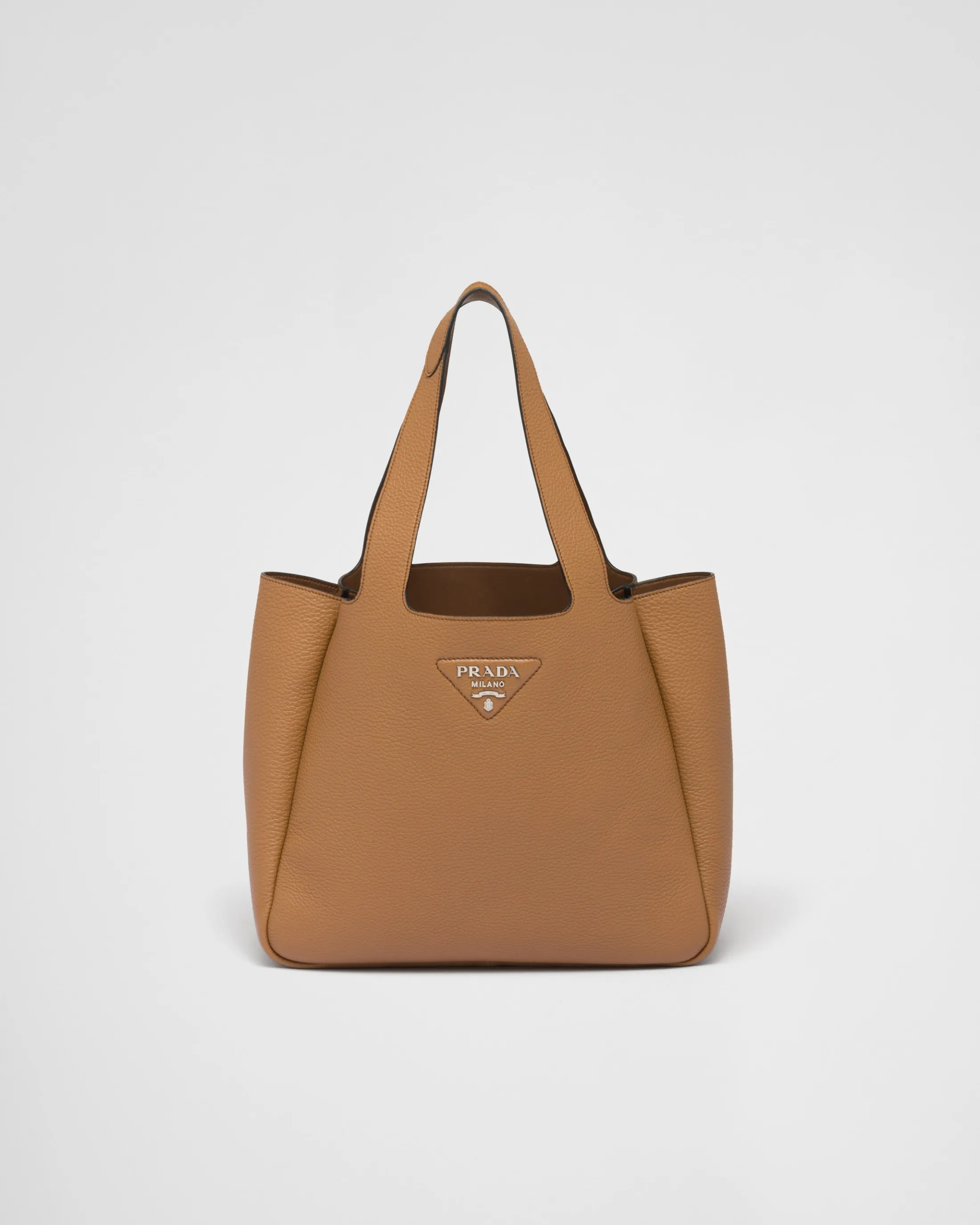 Prada Large leather tote Caramel Store