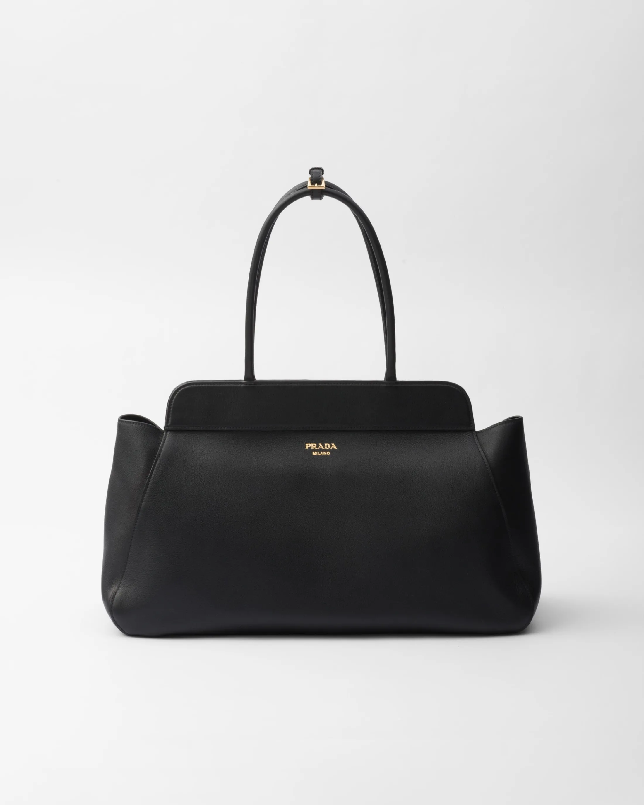 Prada Large leather tote bag Black Best