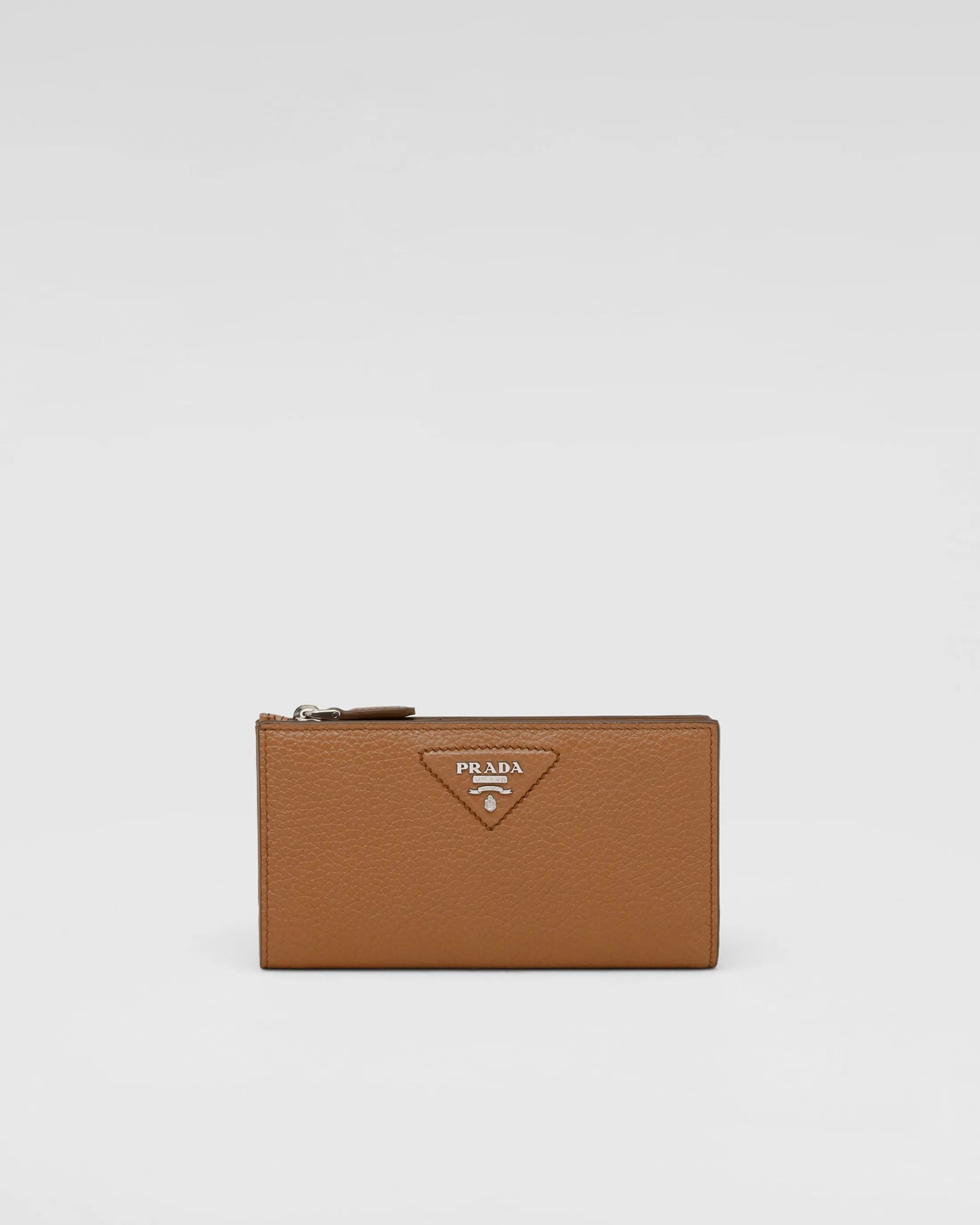 Prada Large leather wallet Caramel Sale