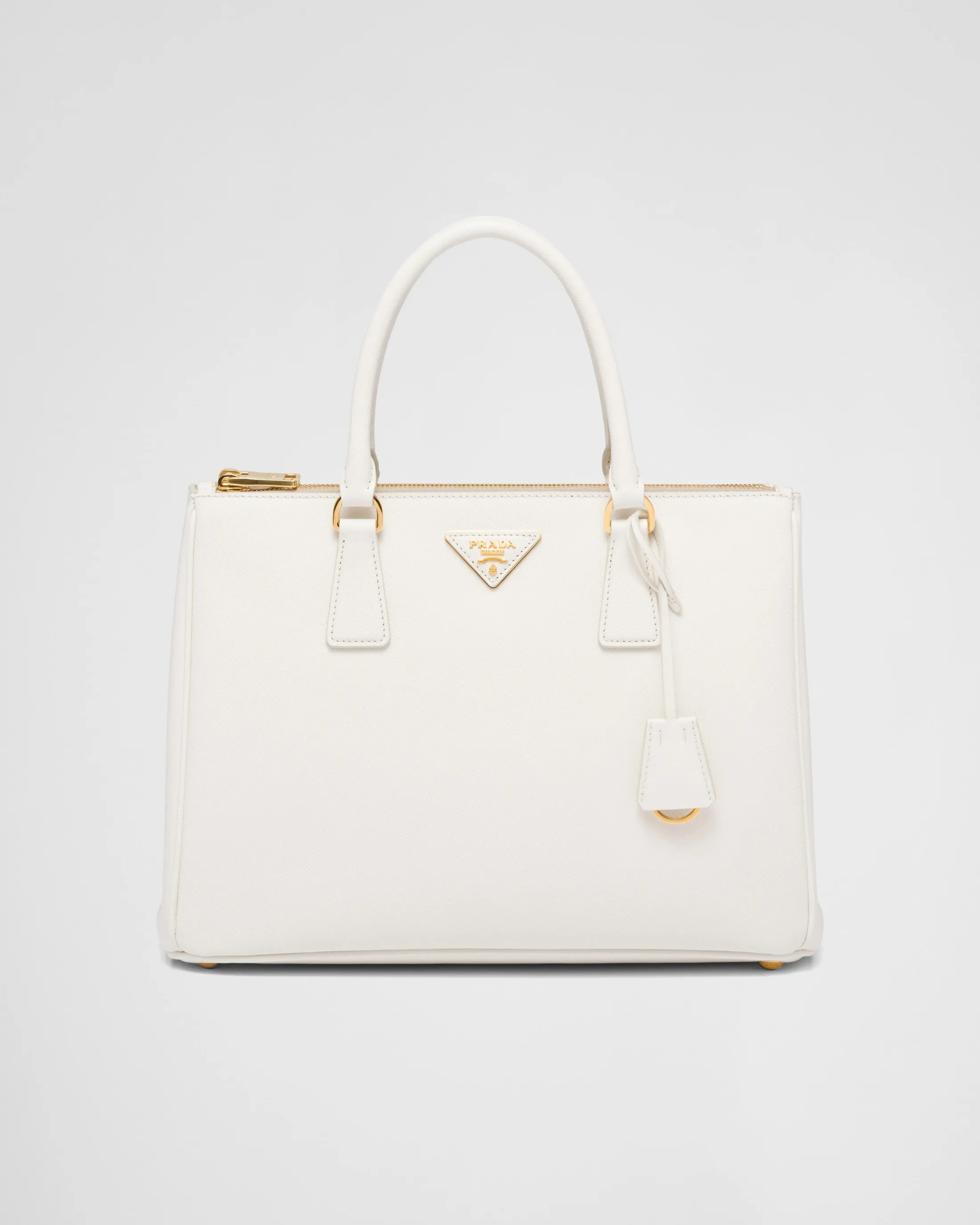 Prada Large Galleria Saffiano leather bag White Discount