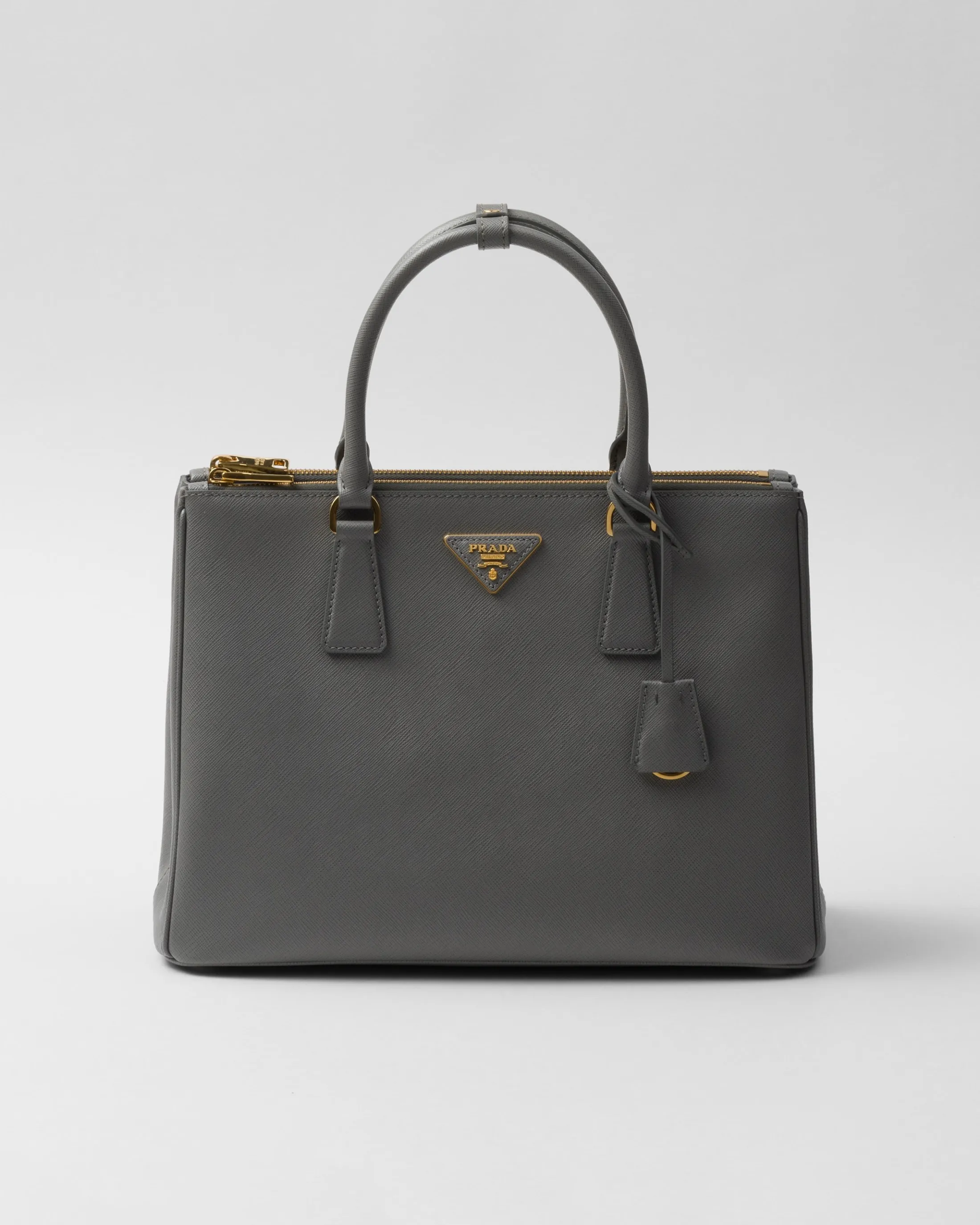 Prada Large Galleria Saffiano leather bag Slategray Cheap