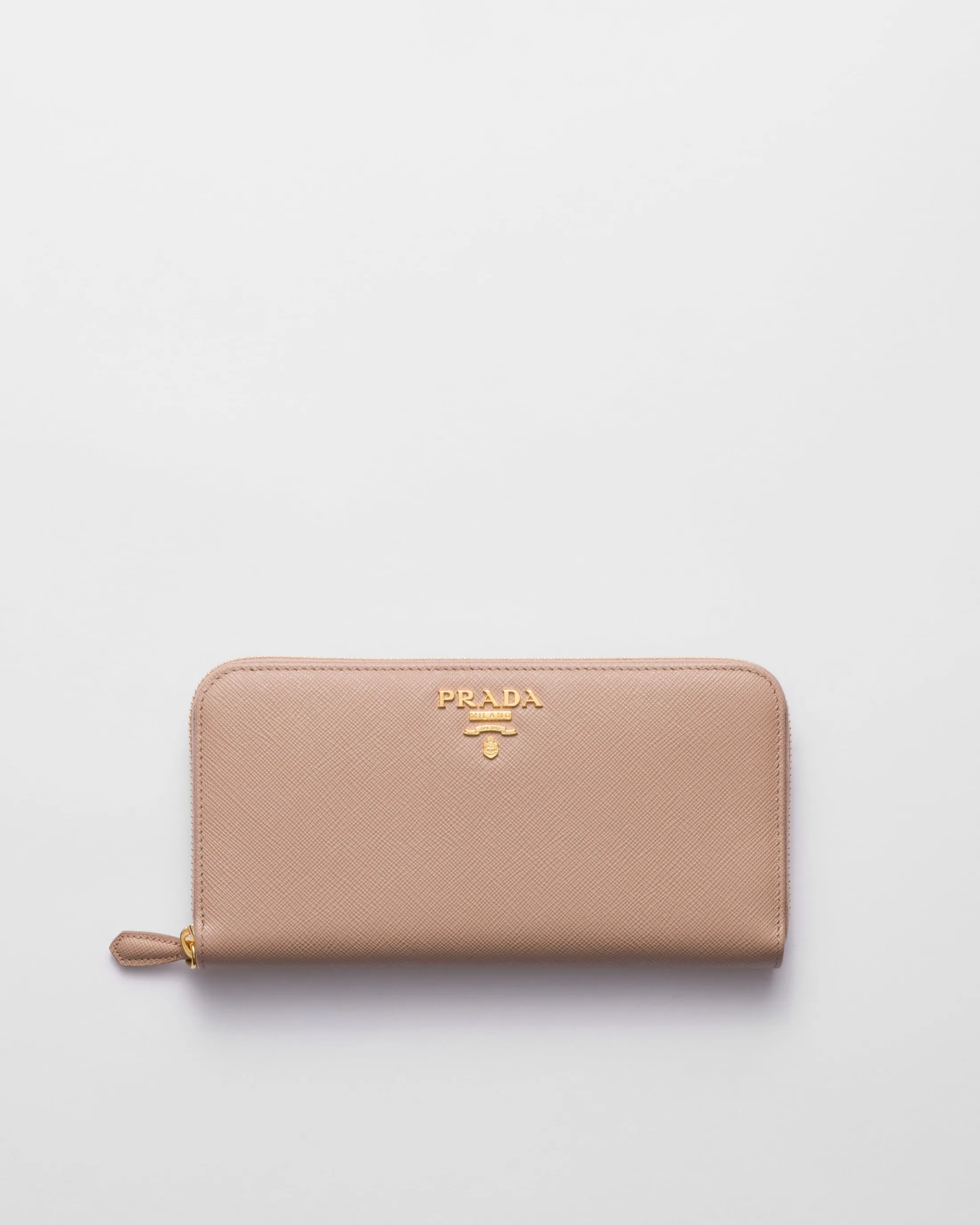 Prada Large Saffiano Leather Wallet Powderpink Online