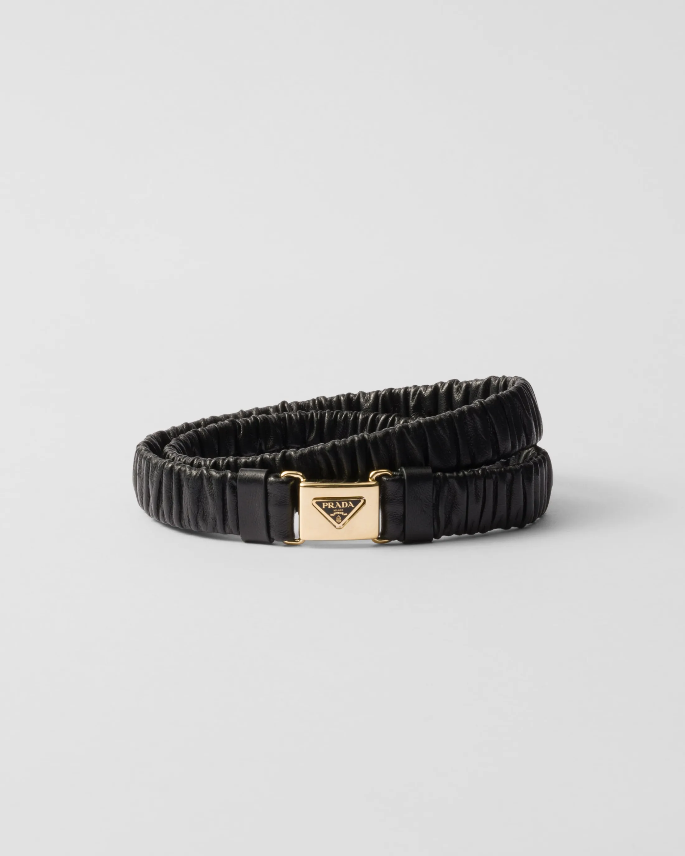 Prada Leather belt Black Discount