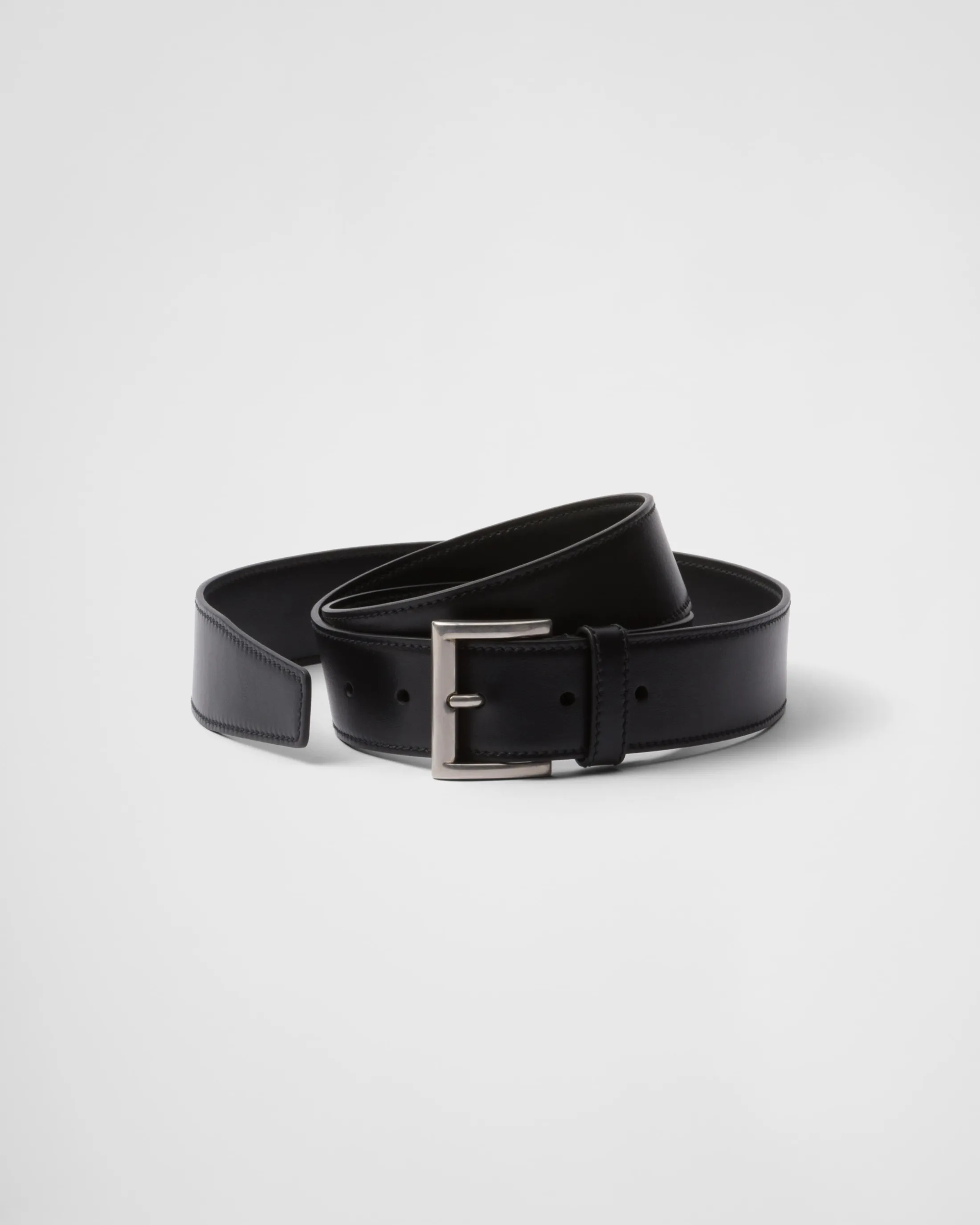 Prada Leather belt Black Online