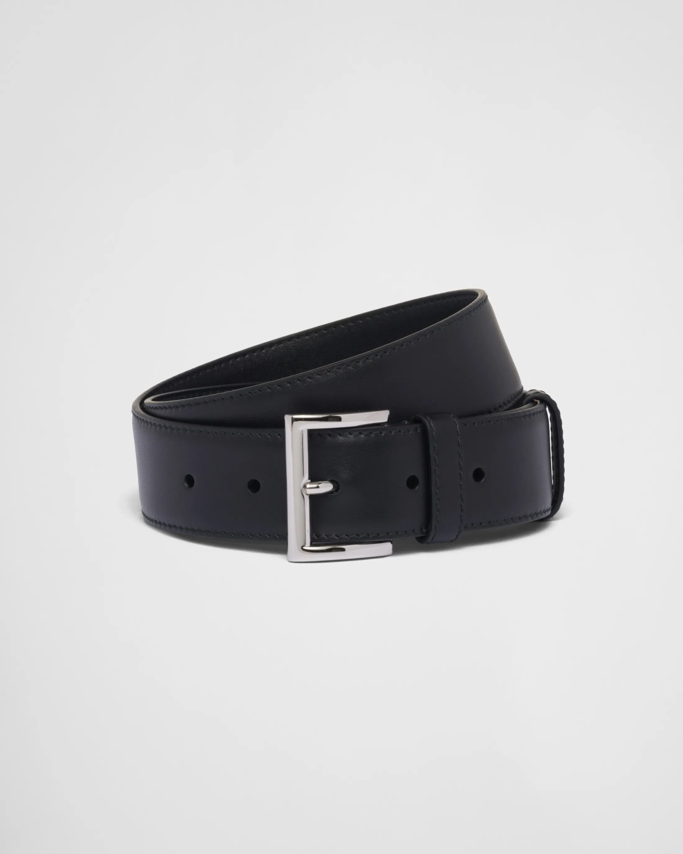 Prada Leather belt Black Clearance