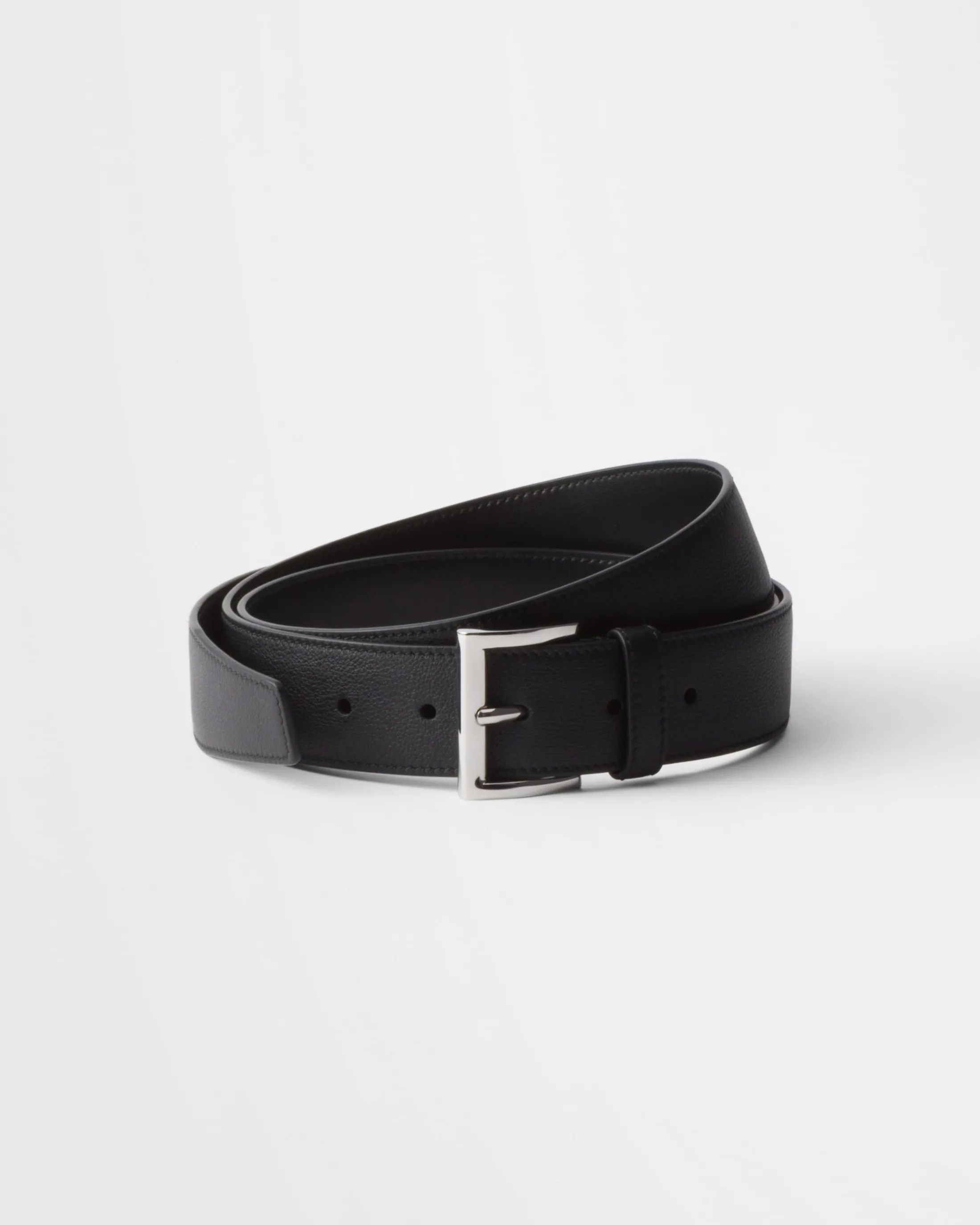 Prada Leather belt Black New