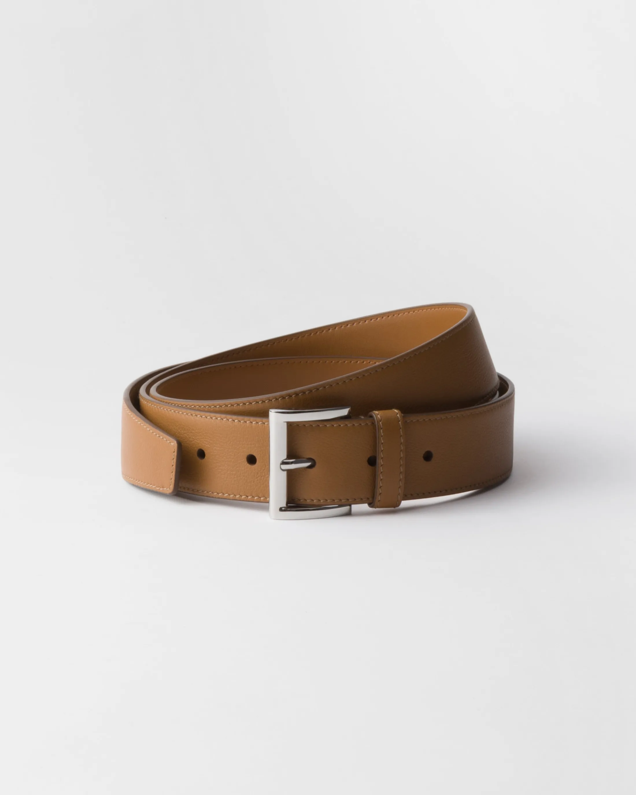 Prada Leather belt Caramel Best