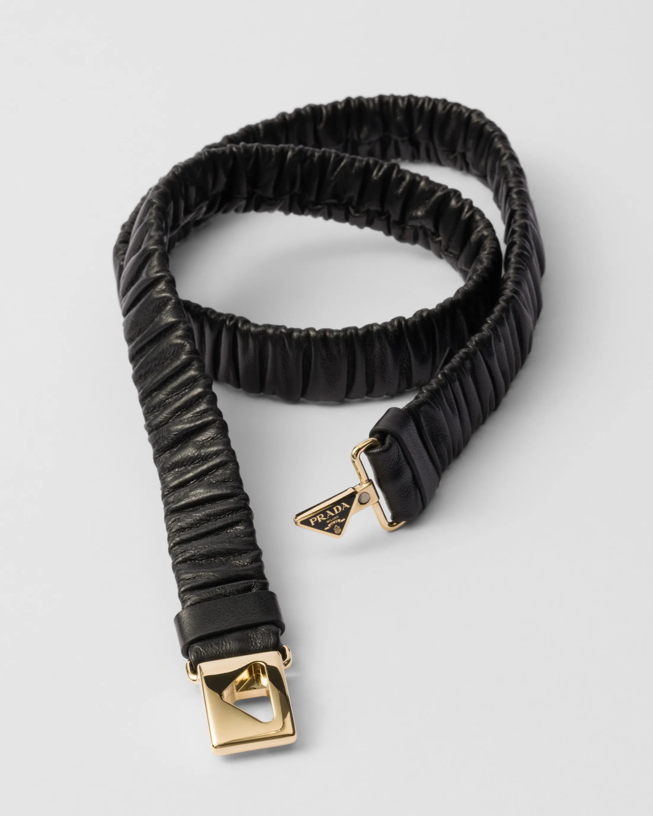 Prada Leather belt Black Discount