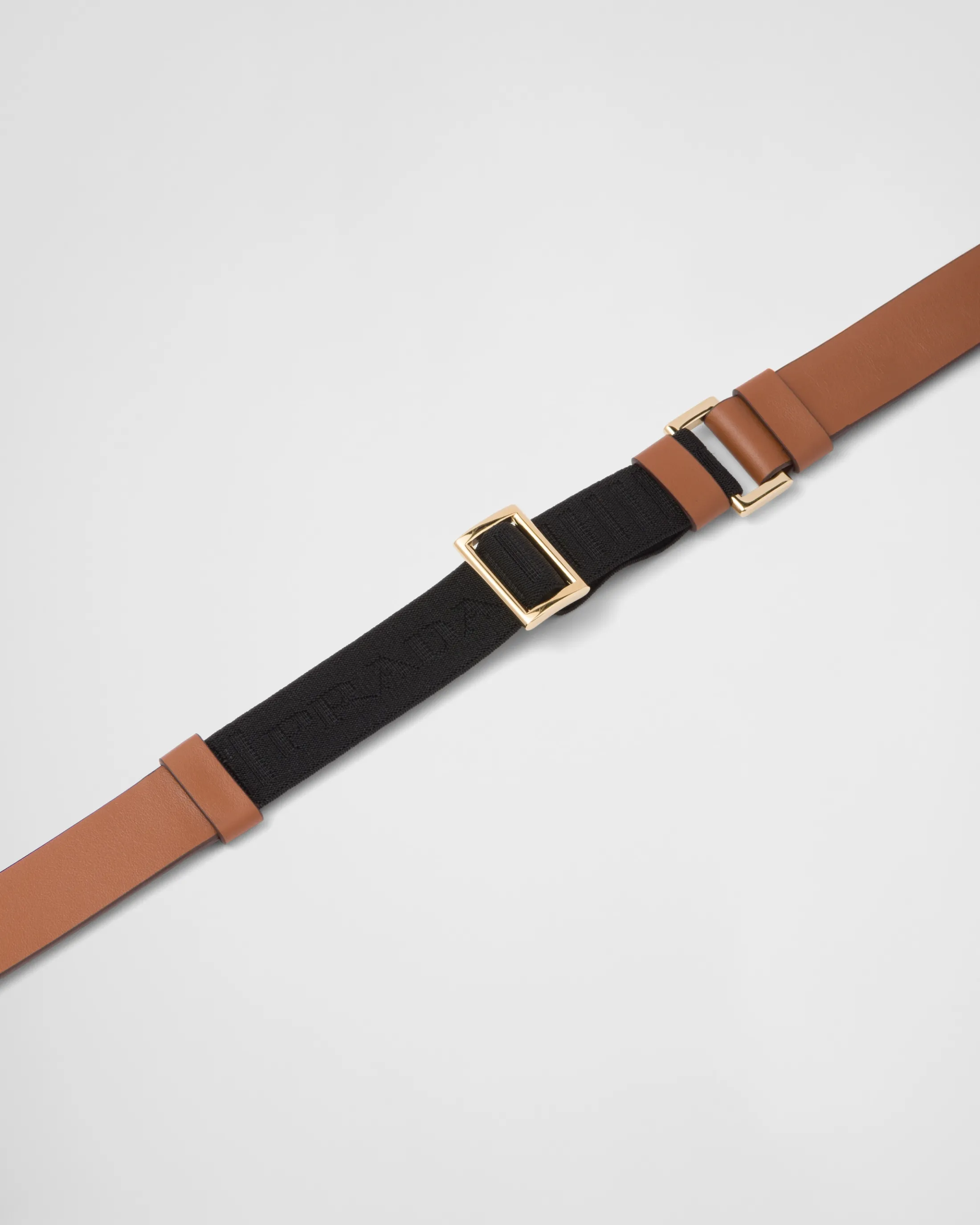 Prada Leather belt Cognac Clearance