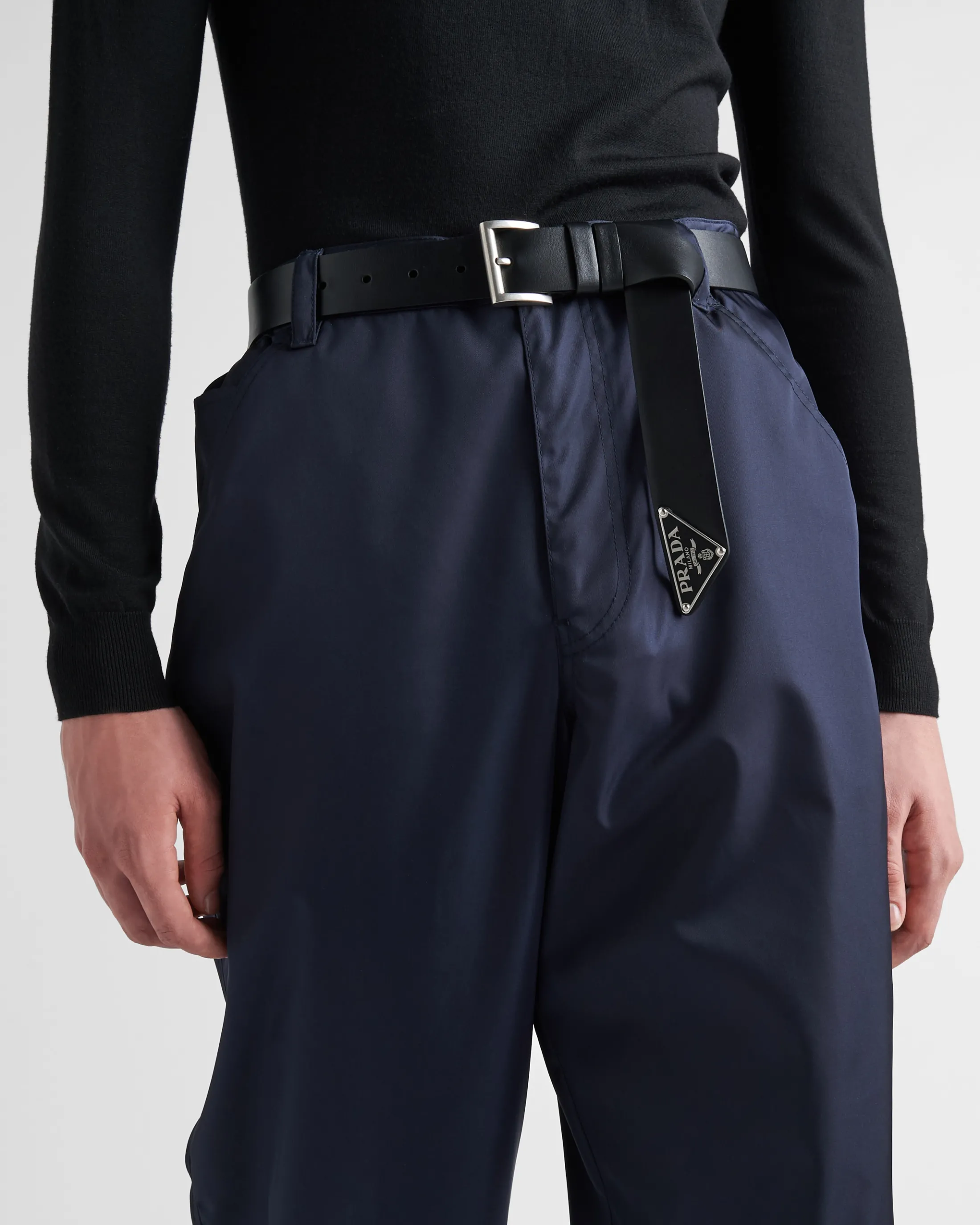 Prada Leather belt Black Sale