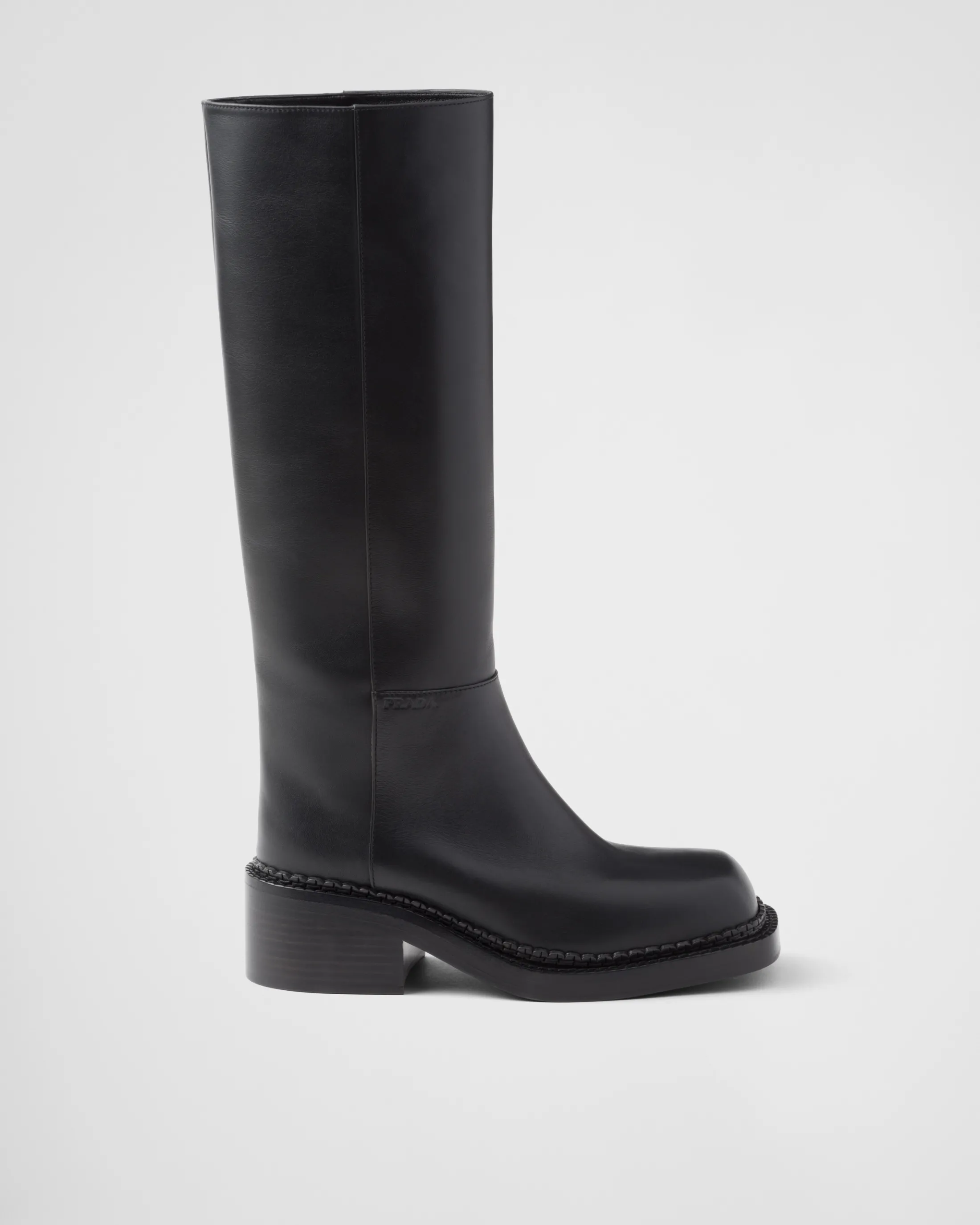 Prada Leather boots Black Best