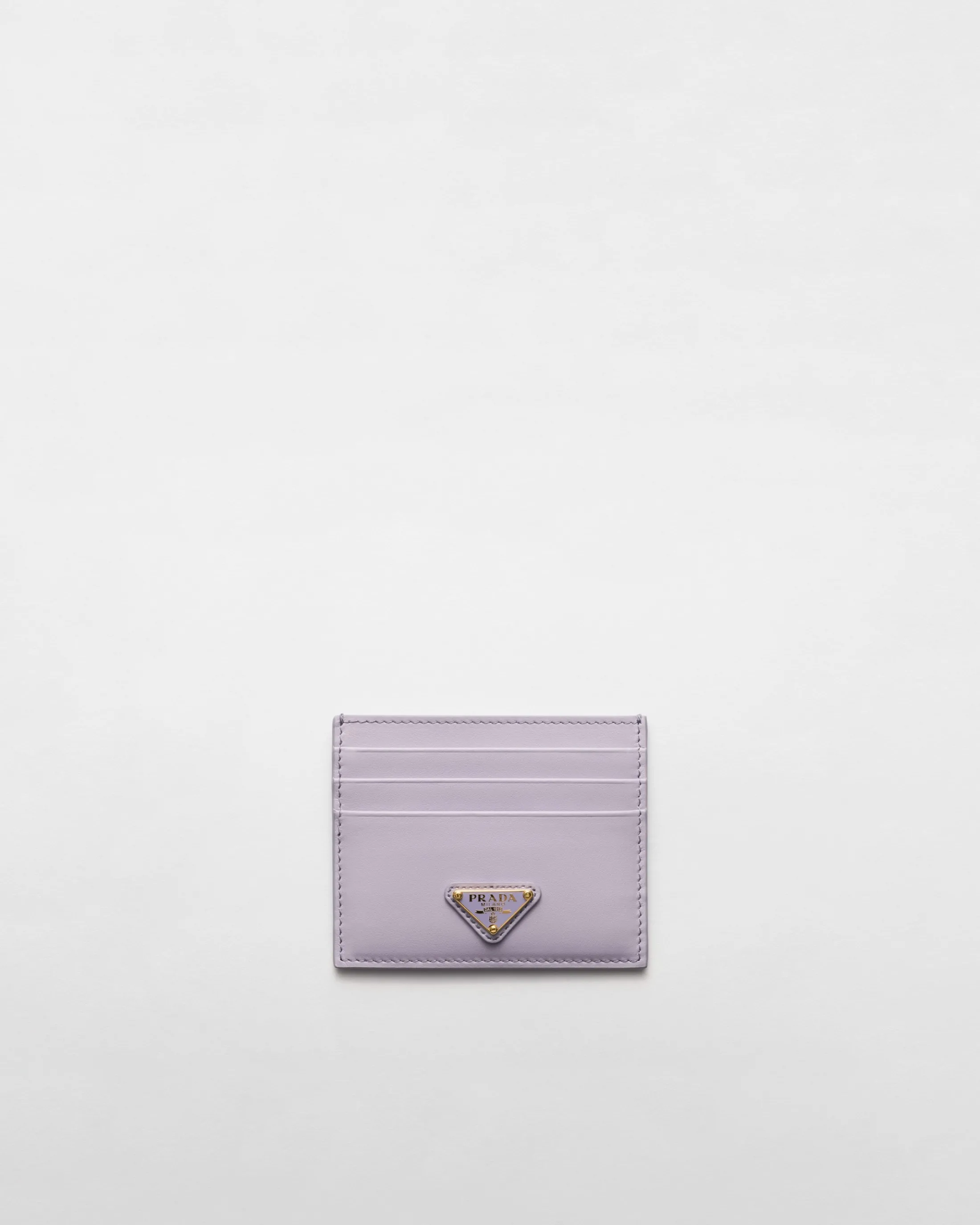 Prada Leather card holder Wisteria Discount