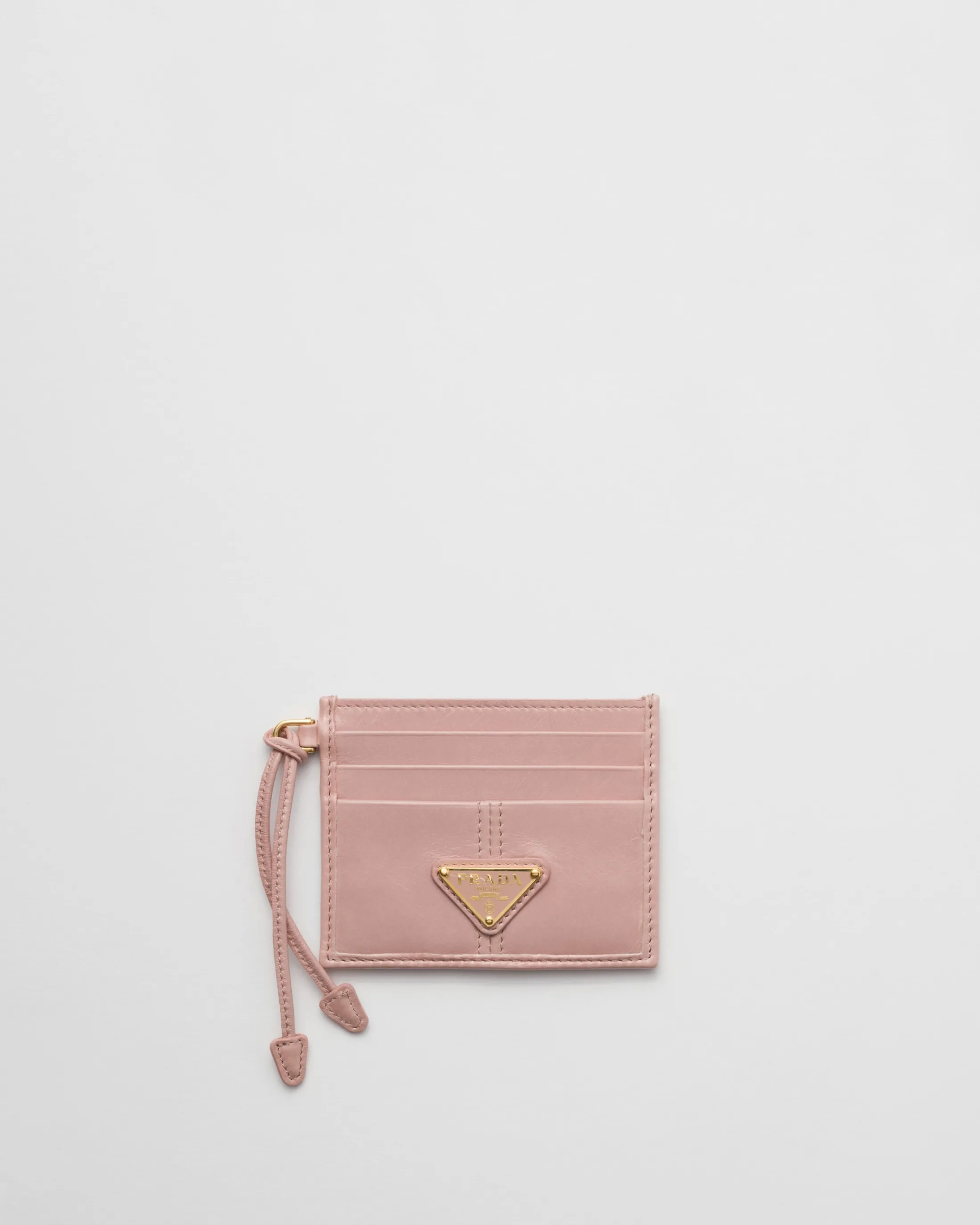 Prada Leather card holder Rosyblush Sale