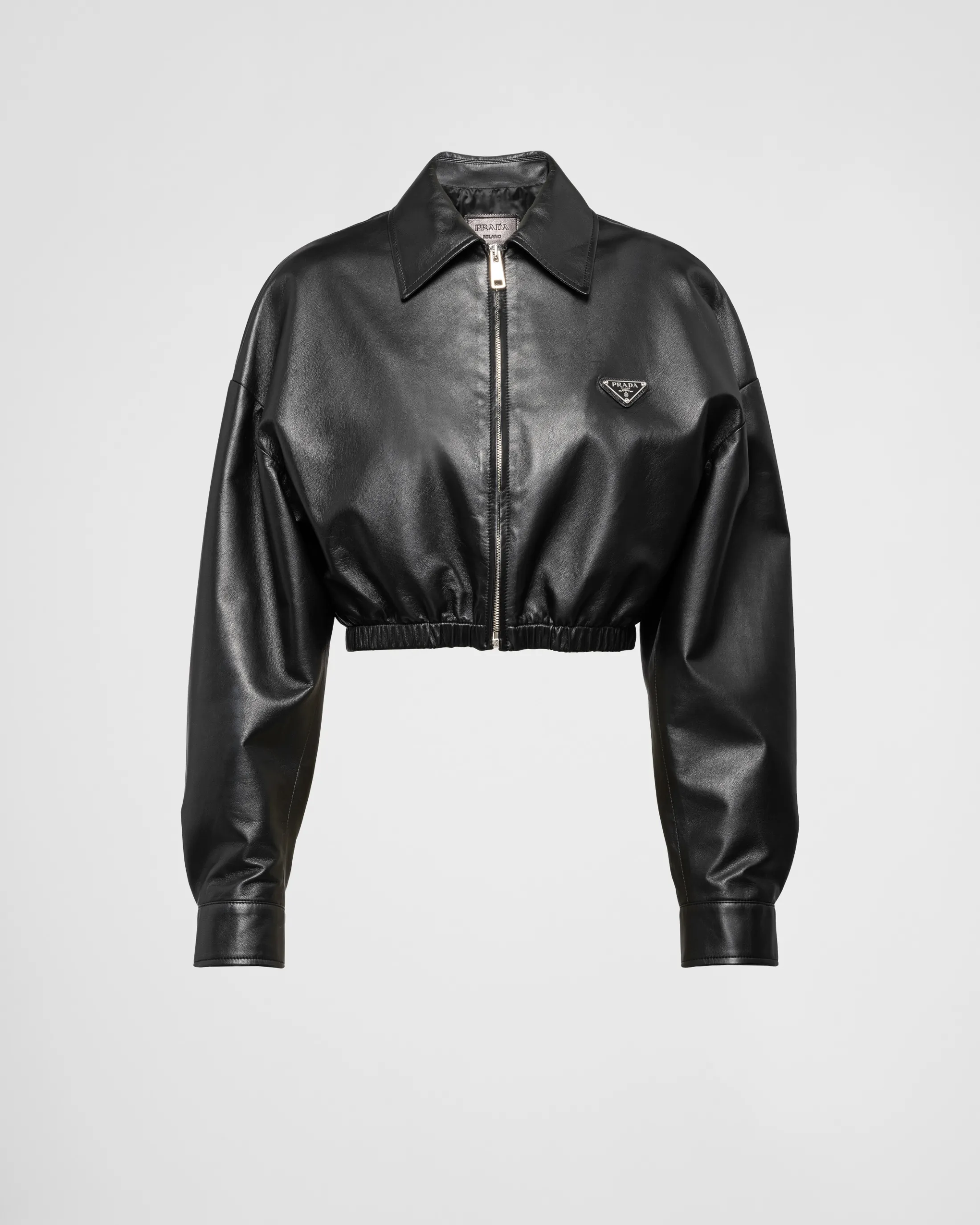 Prada Leather jacket Black Cheap