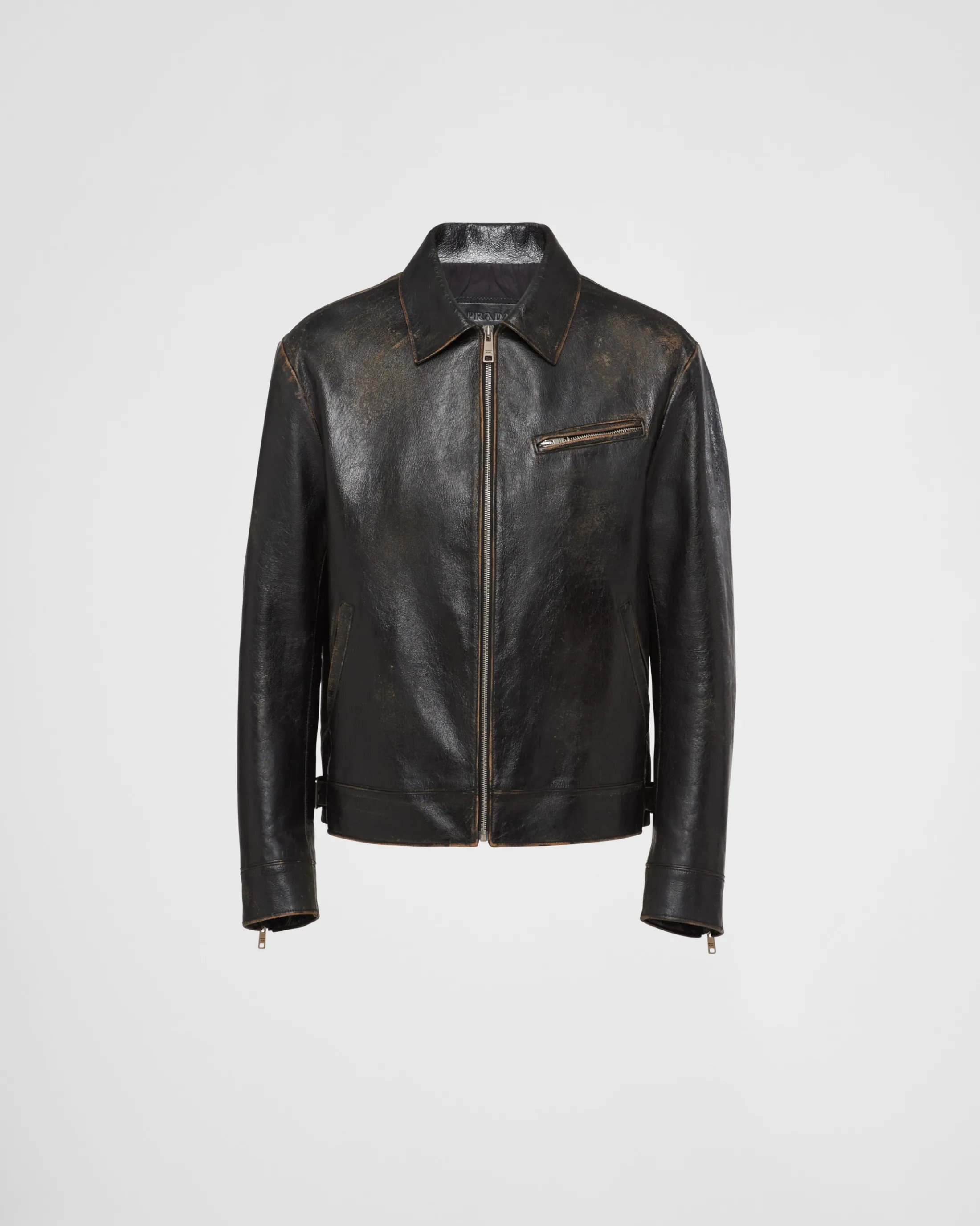 Prada Leather jacket Black Fashion