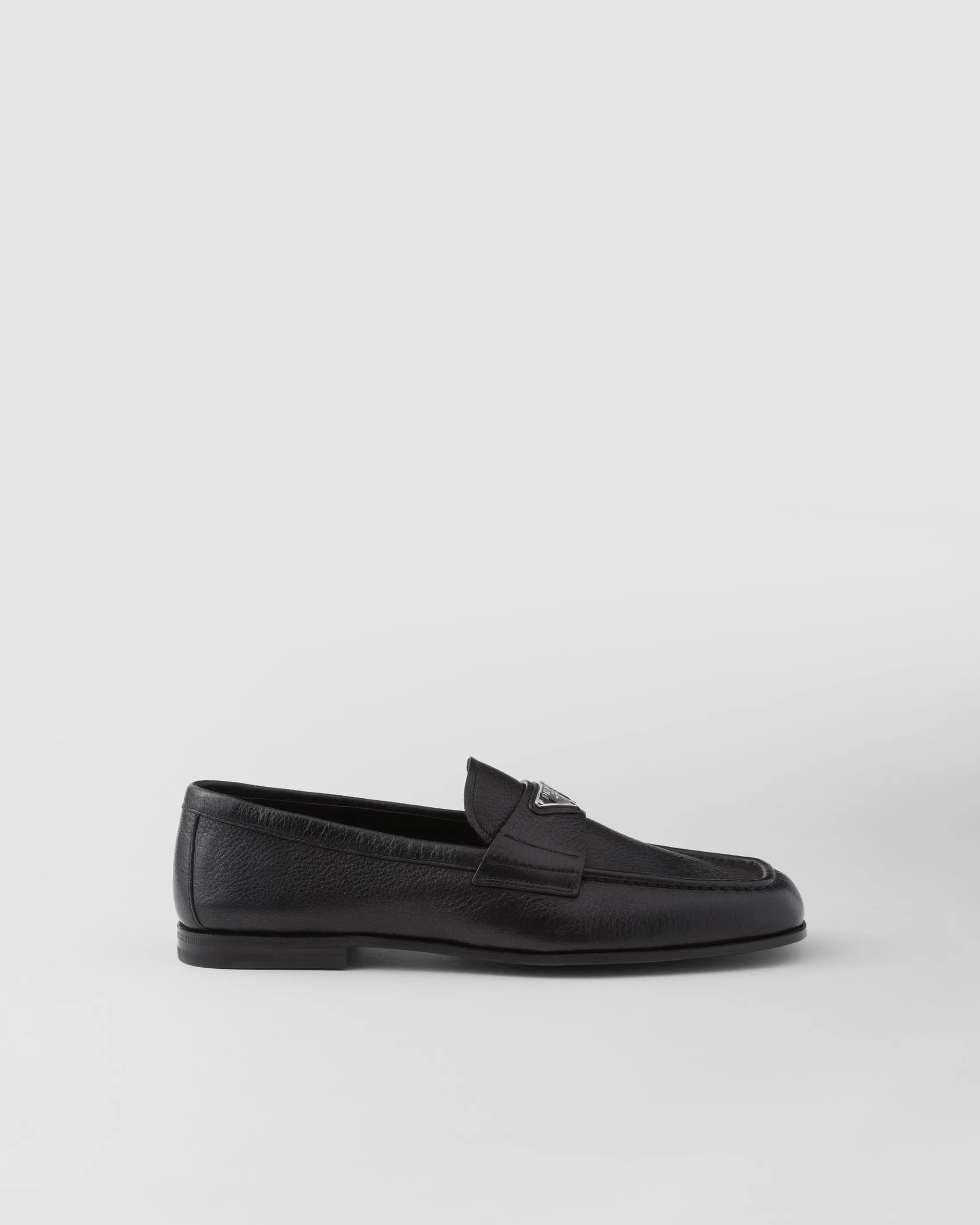 Prada Leather loafers Black Sale