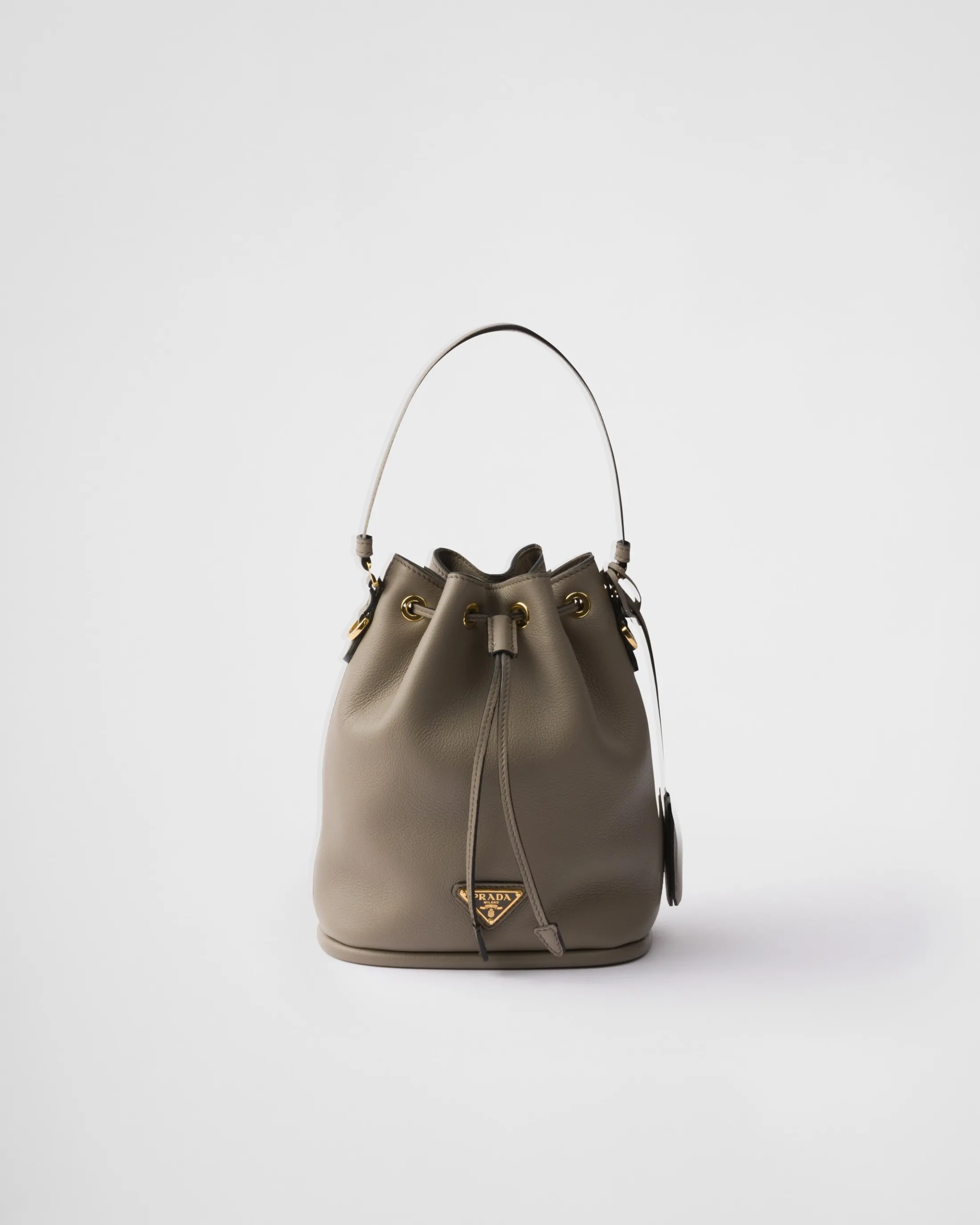 Prada Leather mini bag Clay Best Sale