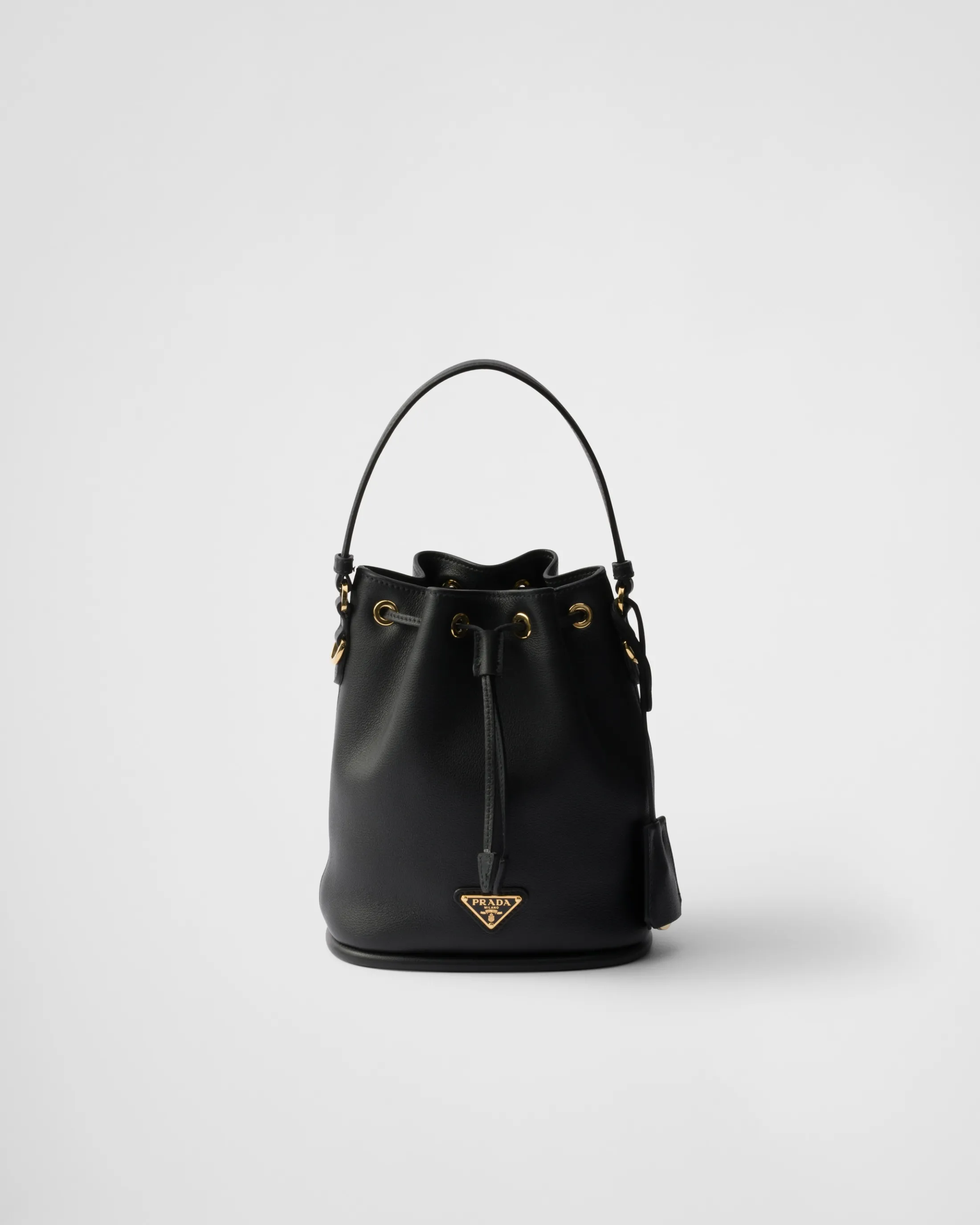 Prada Leather mini bag Black Best Sale