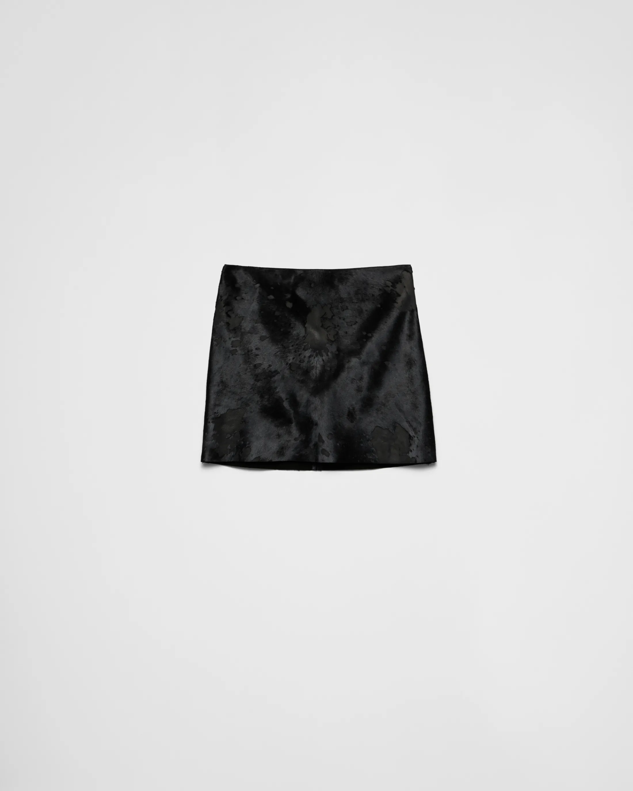 Prada Leather miniskirt Black Store