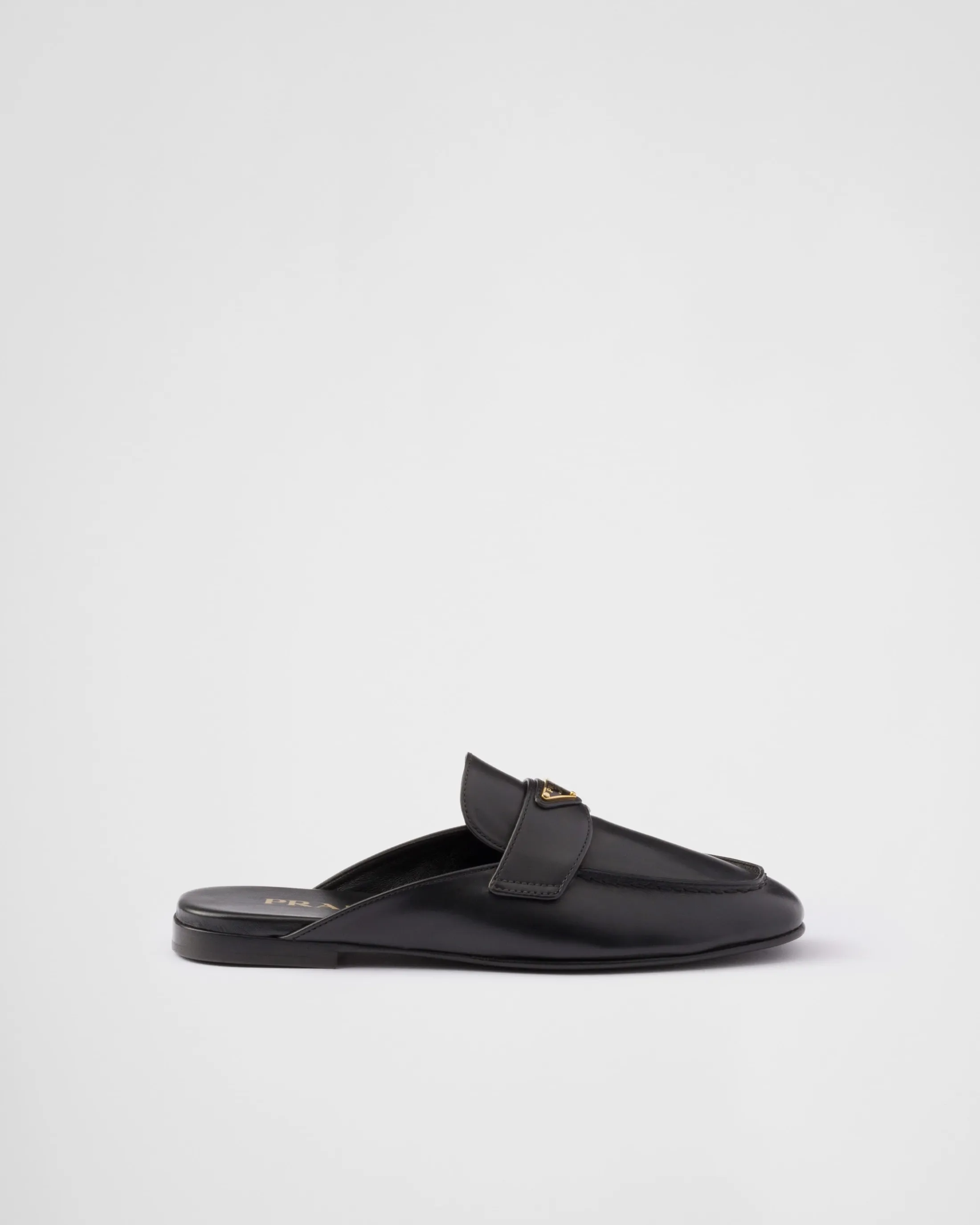 Prada Leather mules Black Store