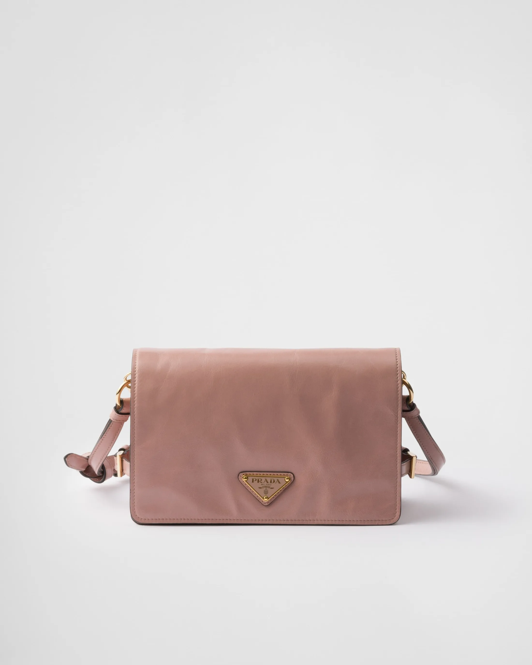 Prada Leather shoulder bag Lily-of-the-valley Outlet