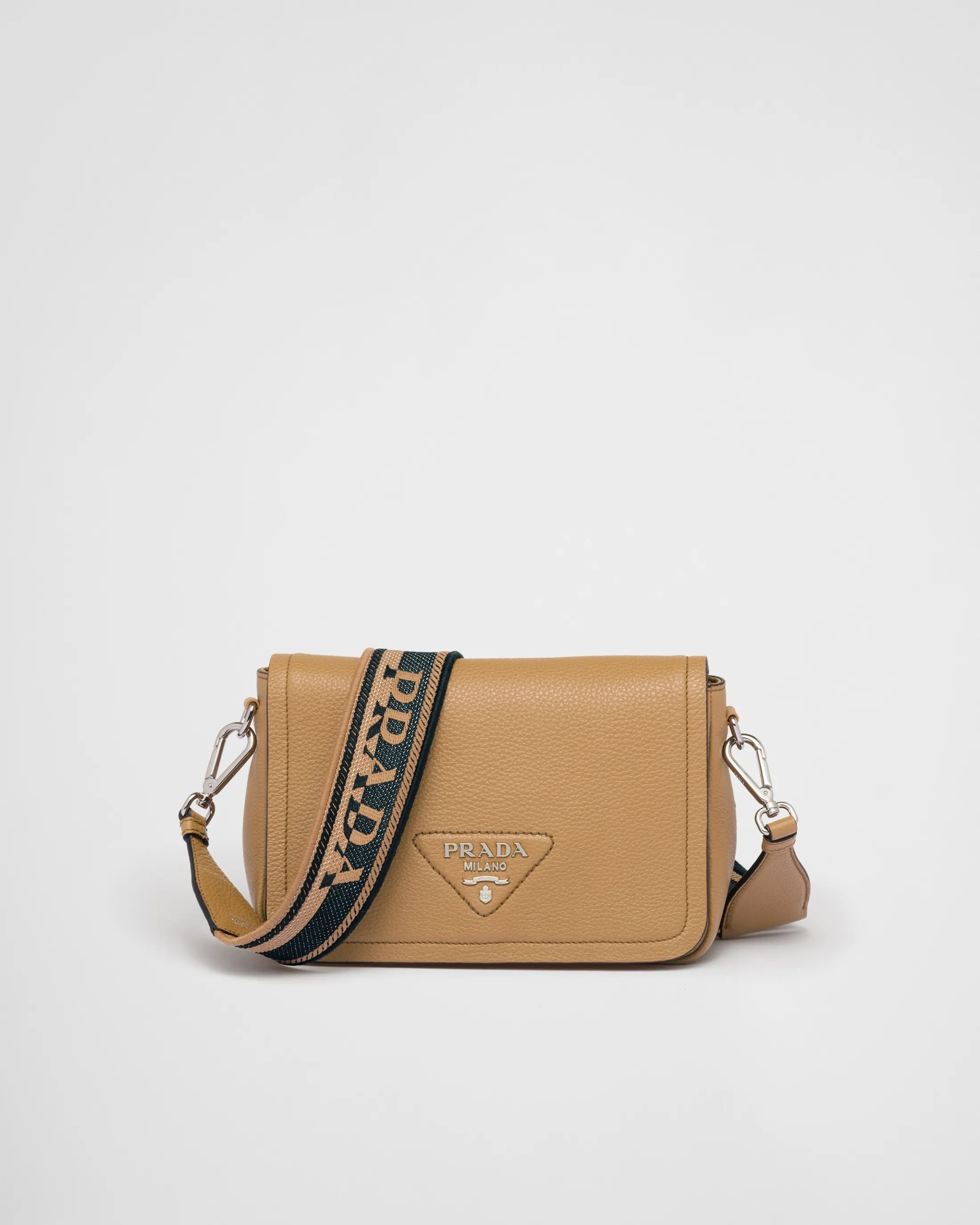 Prada Leather shoulder bag Caramel Best