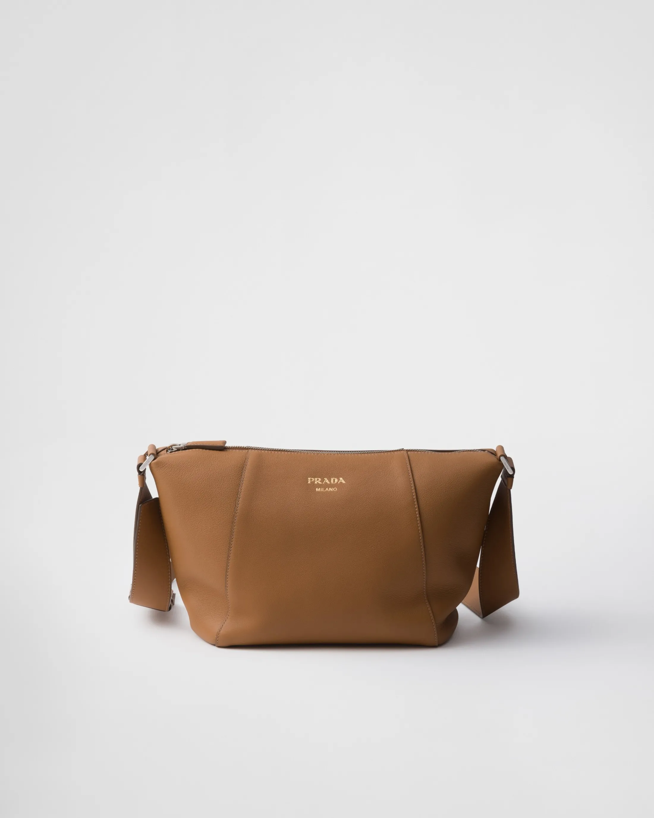 Prada Leather shoulder bag Caramel Fashion