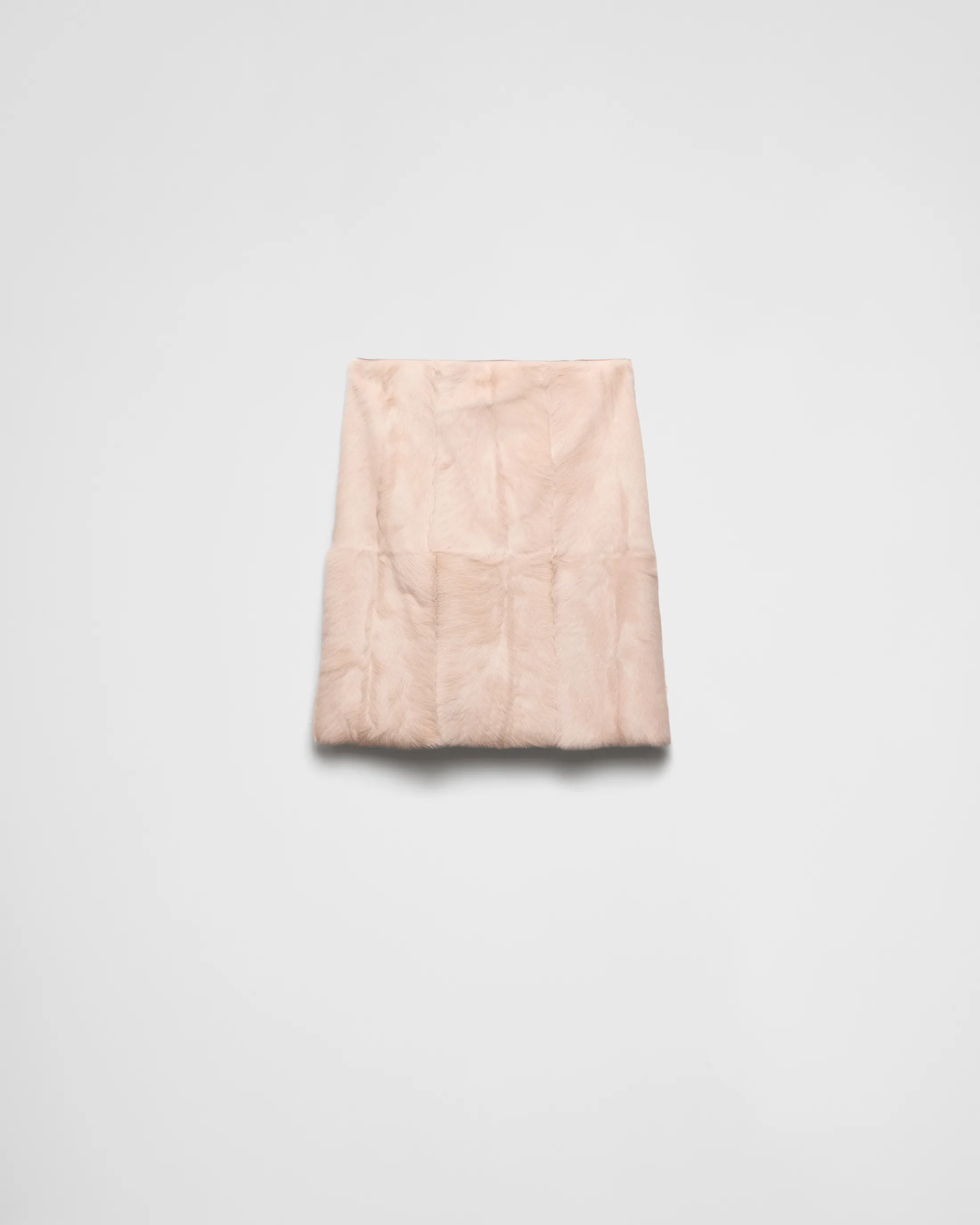 Prada Leather skirt Peach Cheap