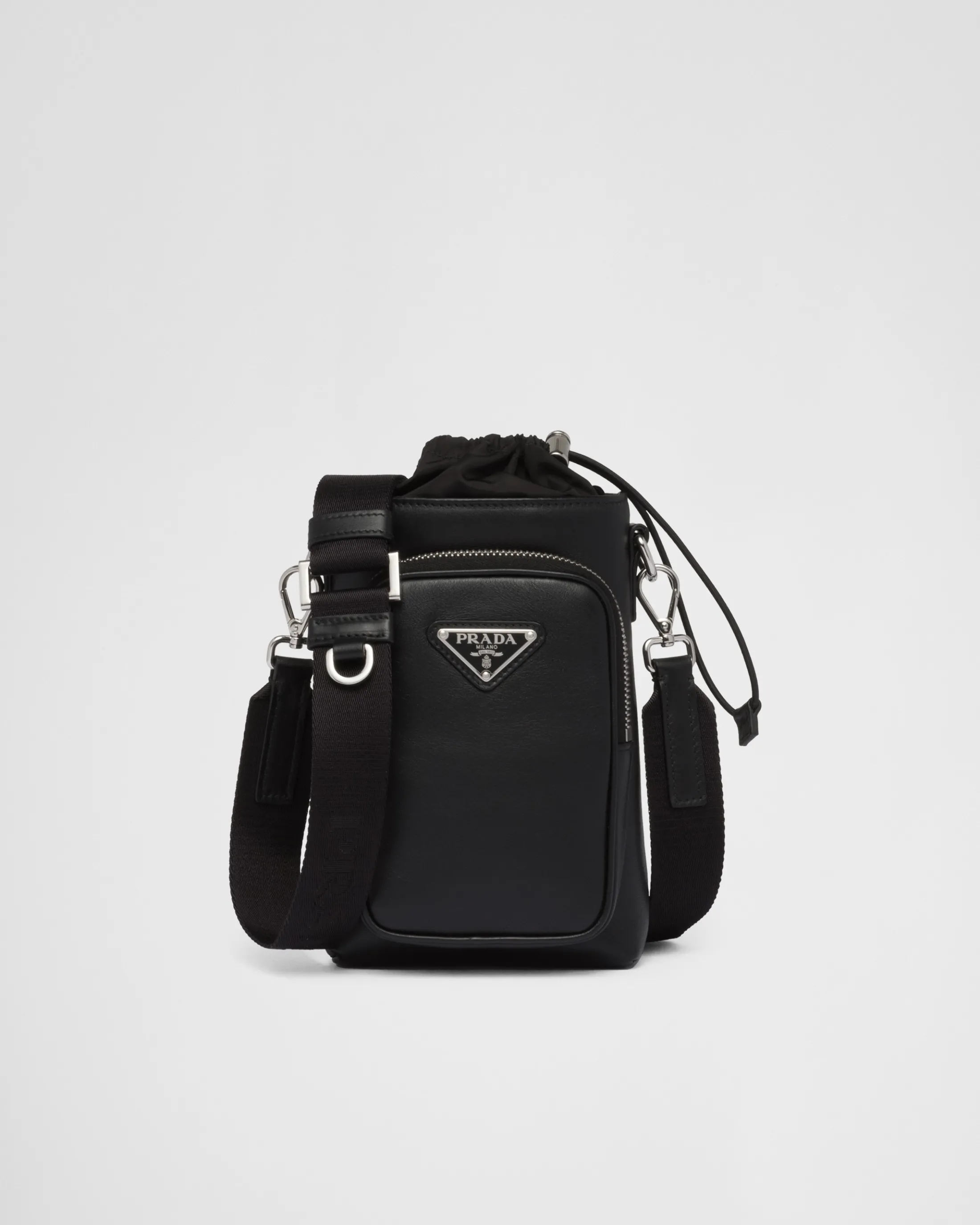 Prada Leather smartphone case Black Hot