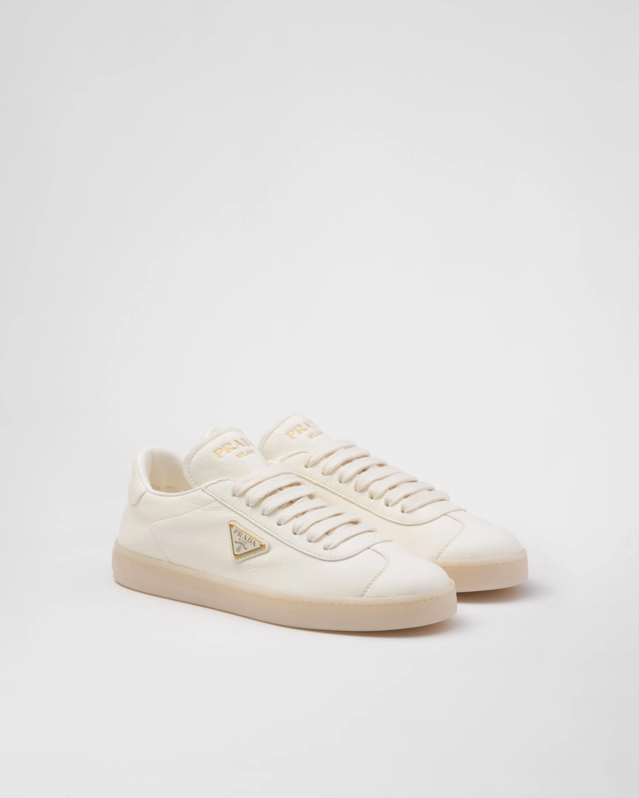 Prada Leather sneakers Ivory Best