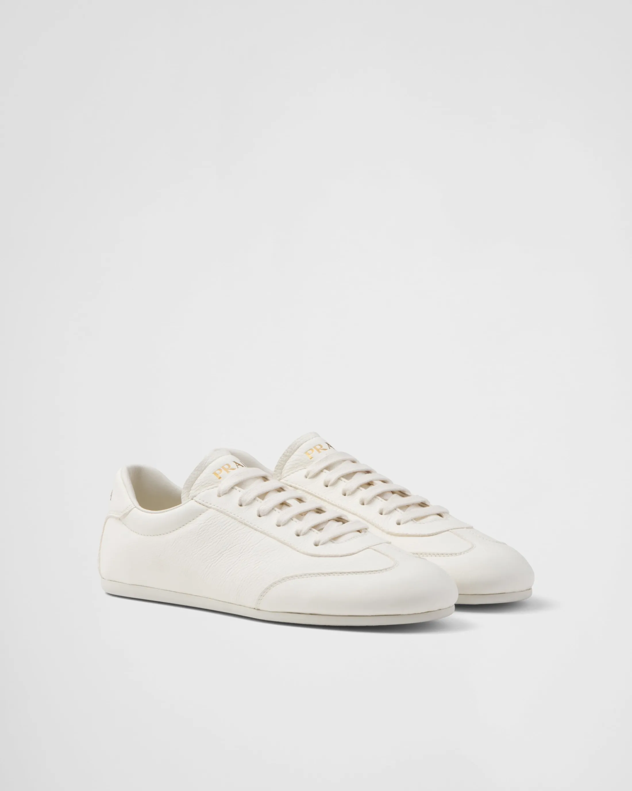 Prada Leather sneakers Ivory Best