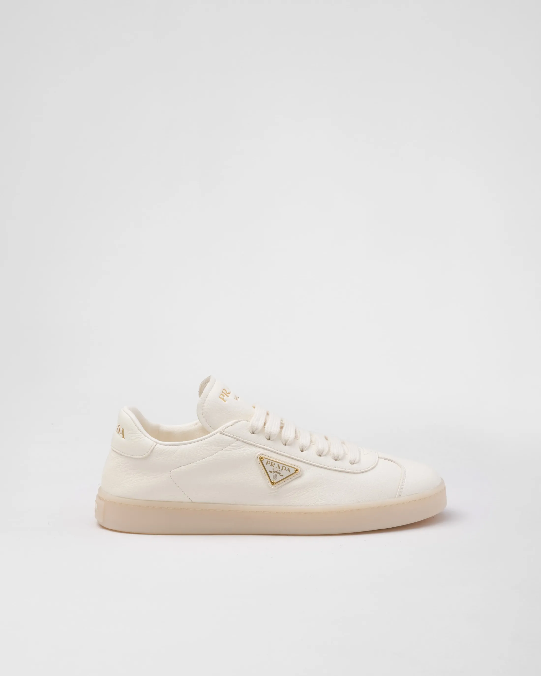 Prada Leather sneakers Ivory Best