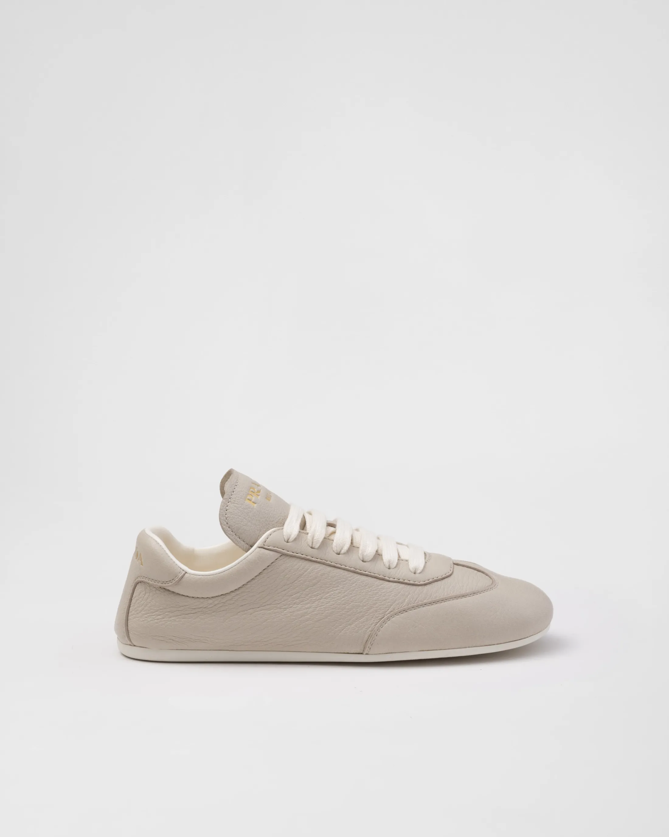 Prada Leather sneakers Pumicestone Best