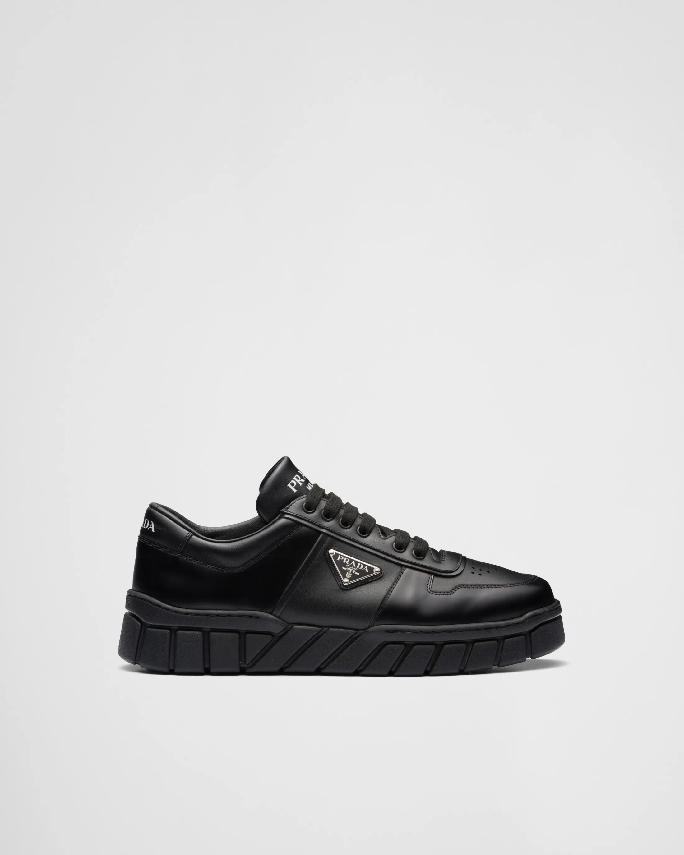 Prada Leather sneakers Black Best