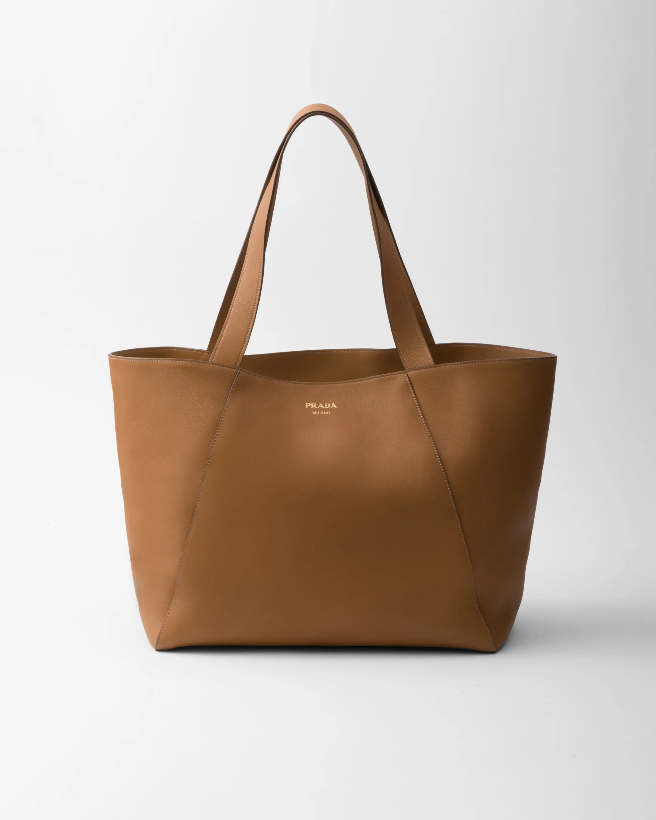 Prada Leather tote bag Caramel Shop