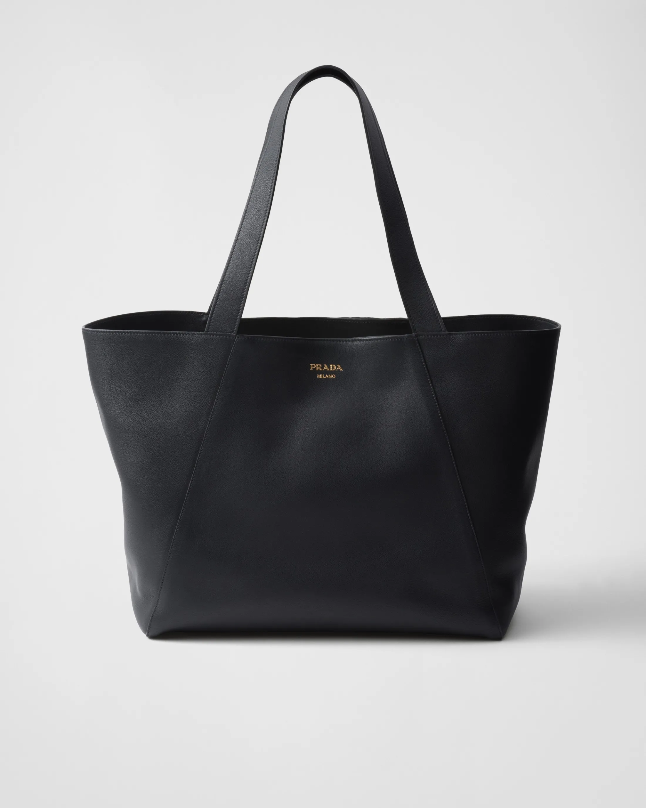 Prada Leather tote bag Black Best