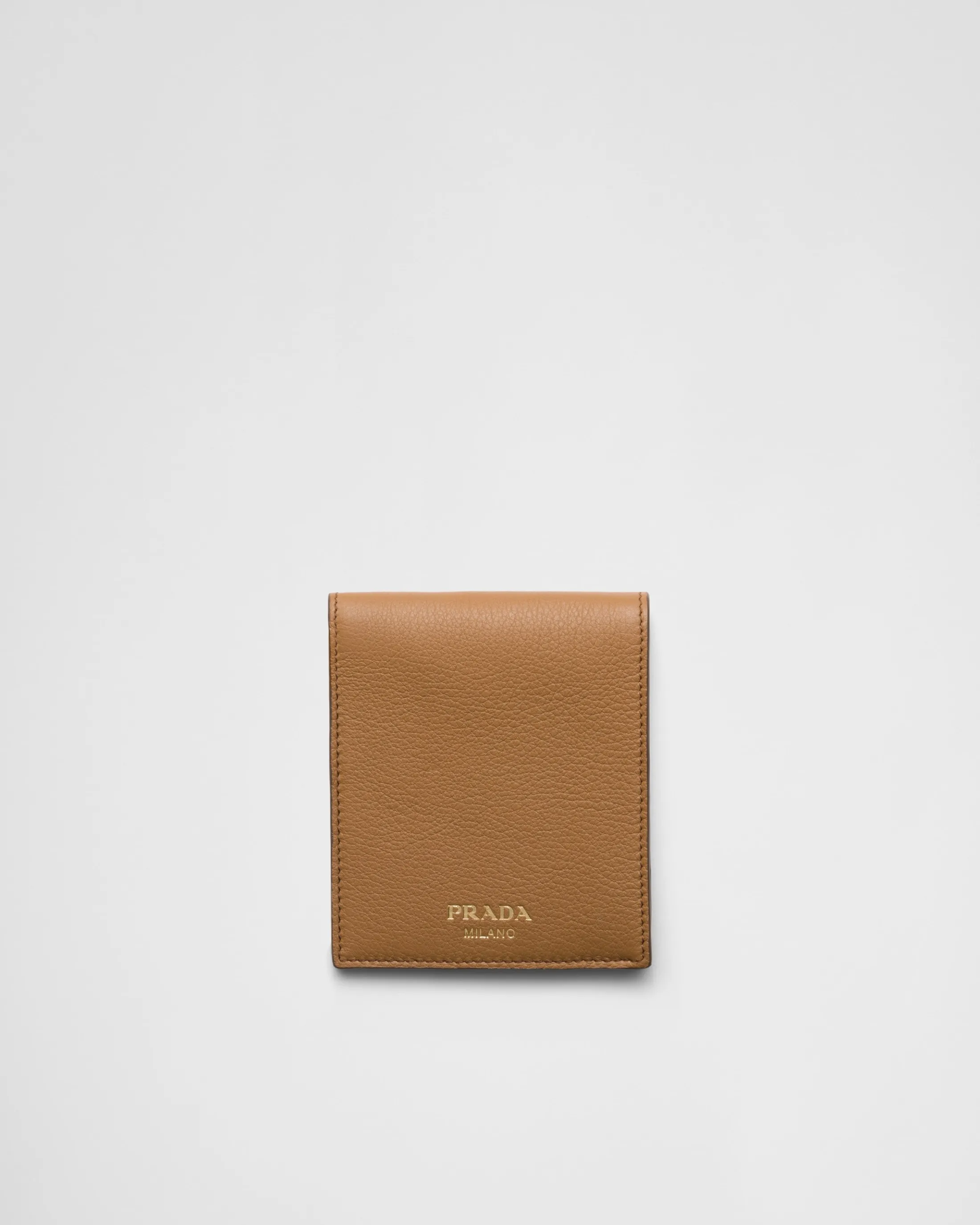 Prada Leather wallet Caramel Hot