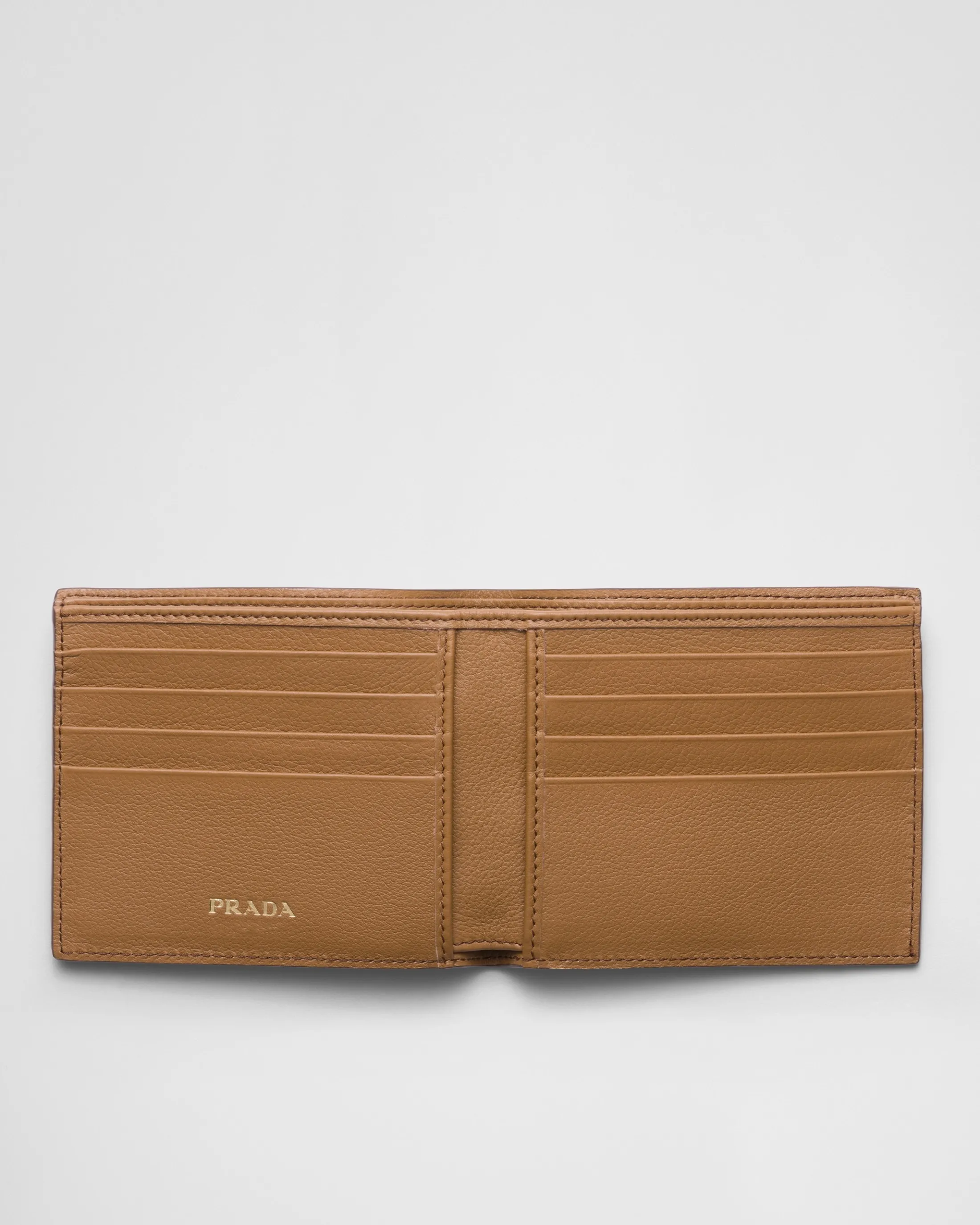 Prada Leather wallet Caramel Hot