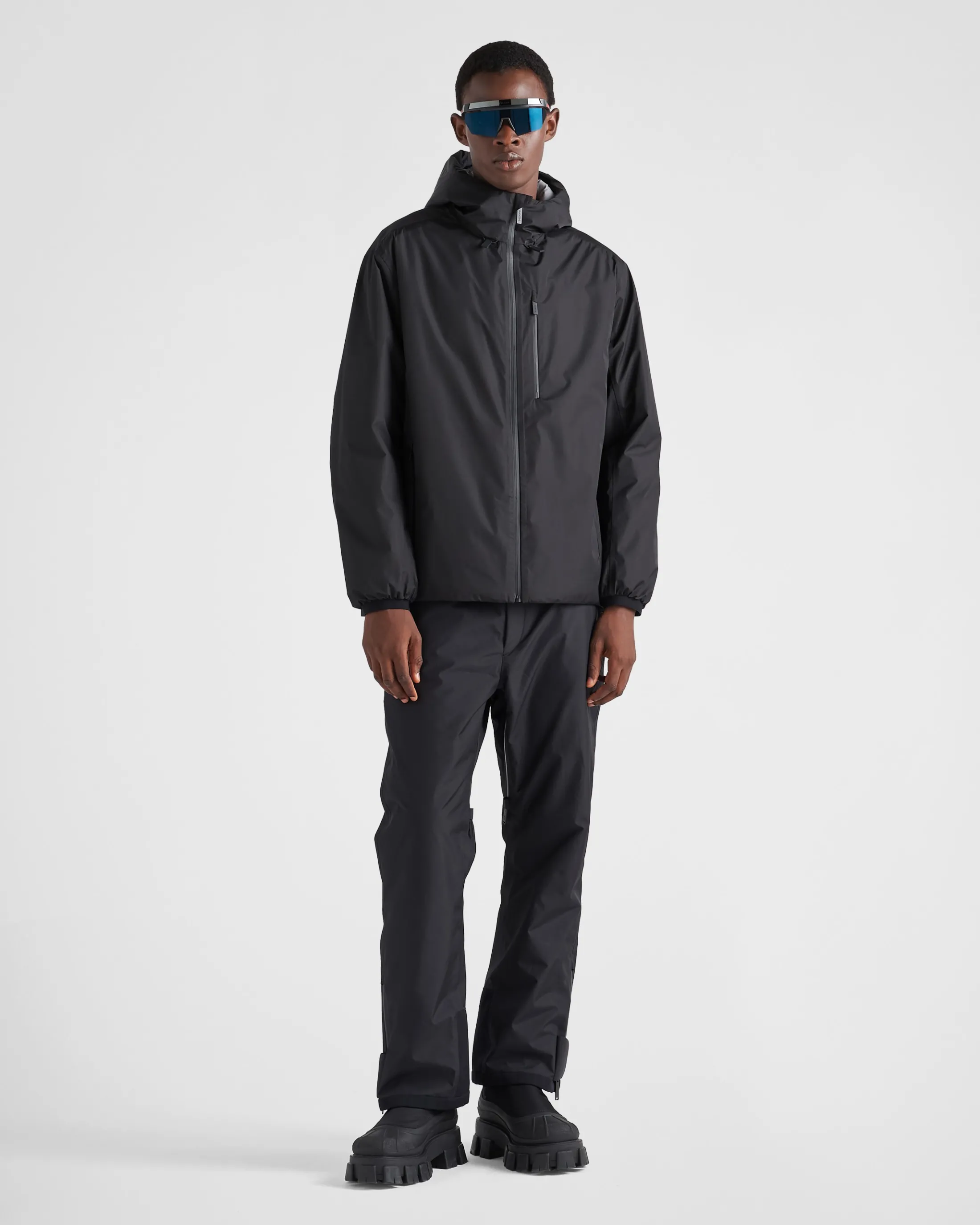 Prada Light Extreme-Tex padded jacket Black Clearance