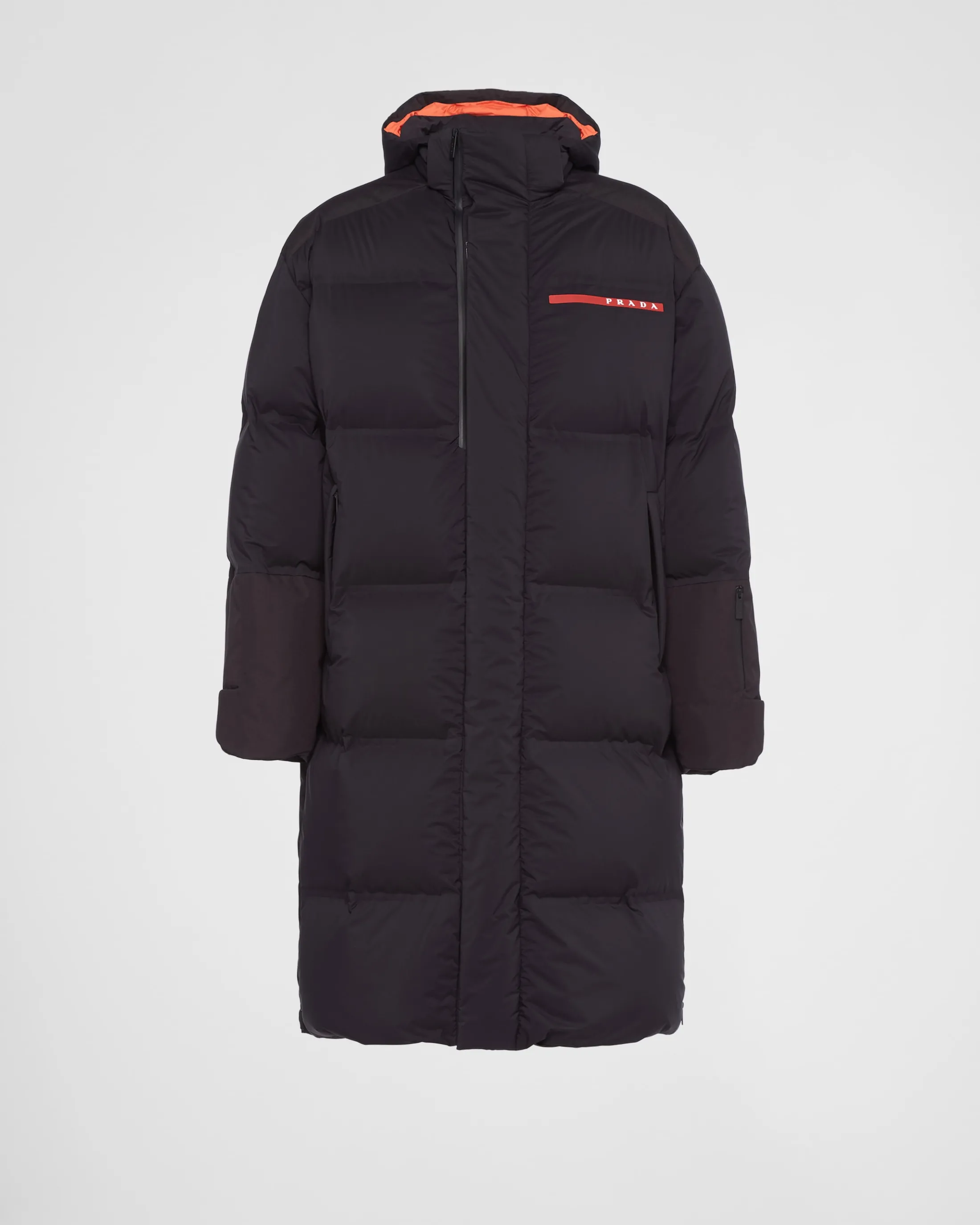 Prada Light Re-Nylon down coat Black Clearance